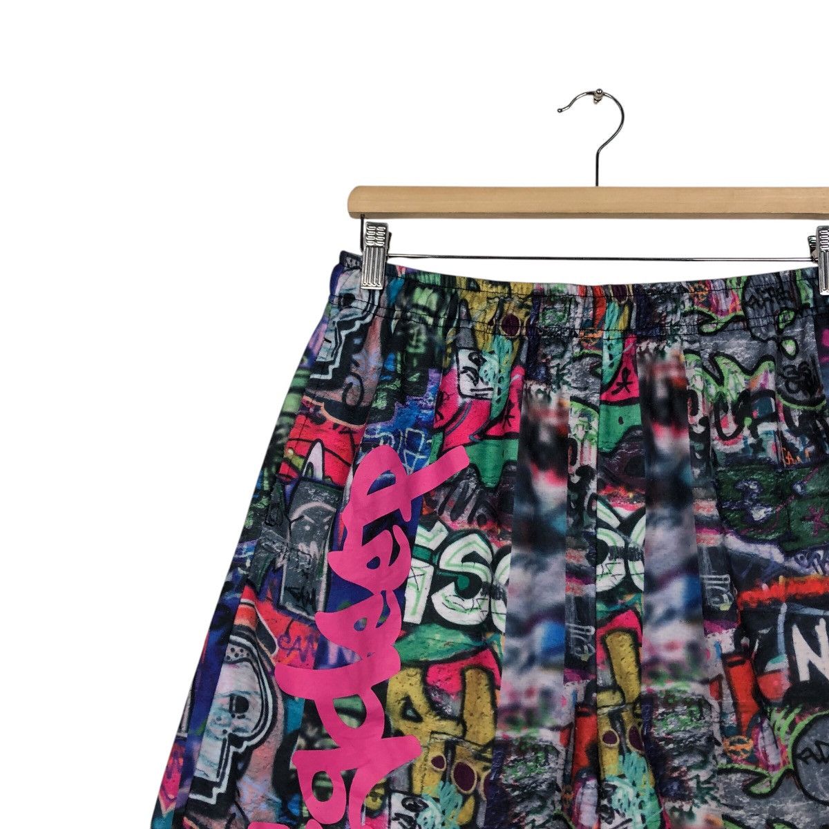 Japanese Brand 📌Vintage Short Pants Dig Deep Full Print Punk Design Size US 30 / EU 46 - 8 Thumbnail