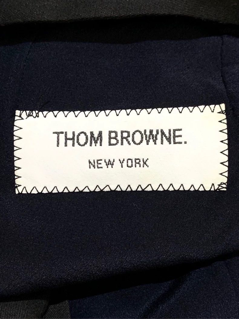 Thom Browne Thom Browne Dark blue casual straight trousers 2503-Nextarr Size US 40 / EU 56 - 5 Thumbnail