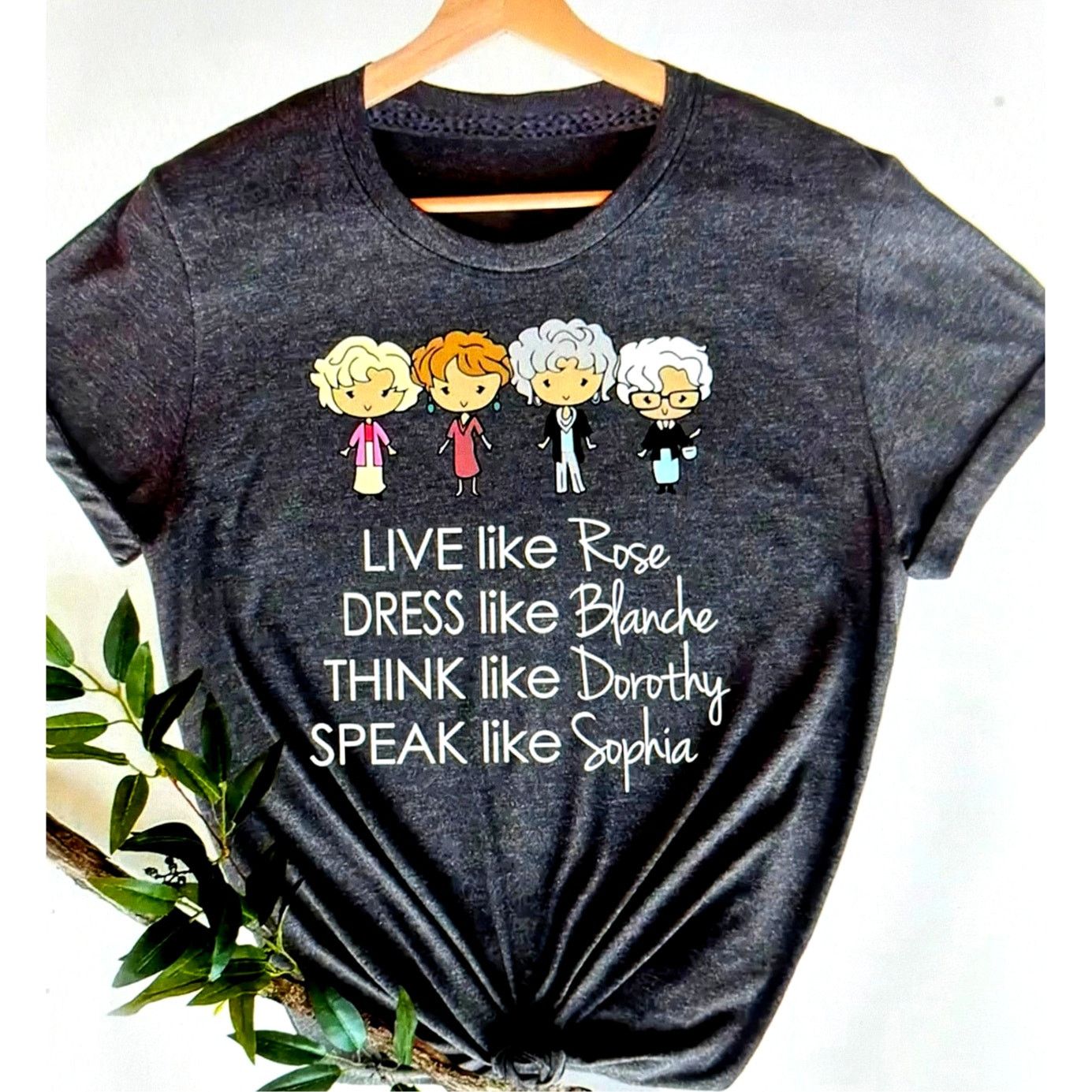 Other Live Like Rose Golden Girls T Shirt Dark Gray size S (4) Size S / US 4 / IT 40 - 2 Thumbnail