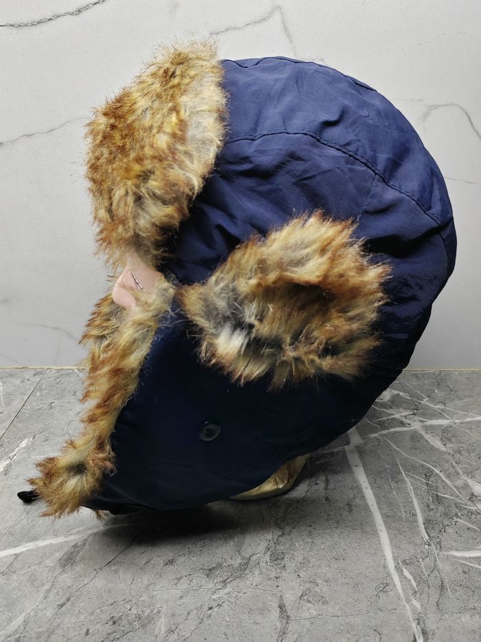 If Six Was Nine Vintage Y2k Tough Headwear Ushanka Fur Earflap Cap Hat Size ONE SIZE - 4 Thumbnail