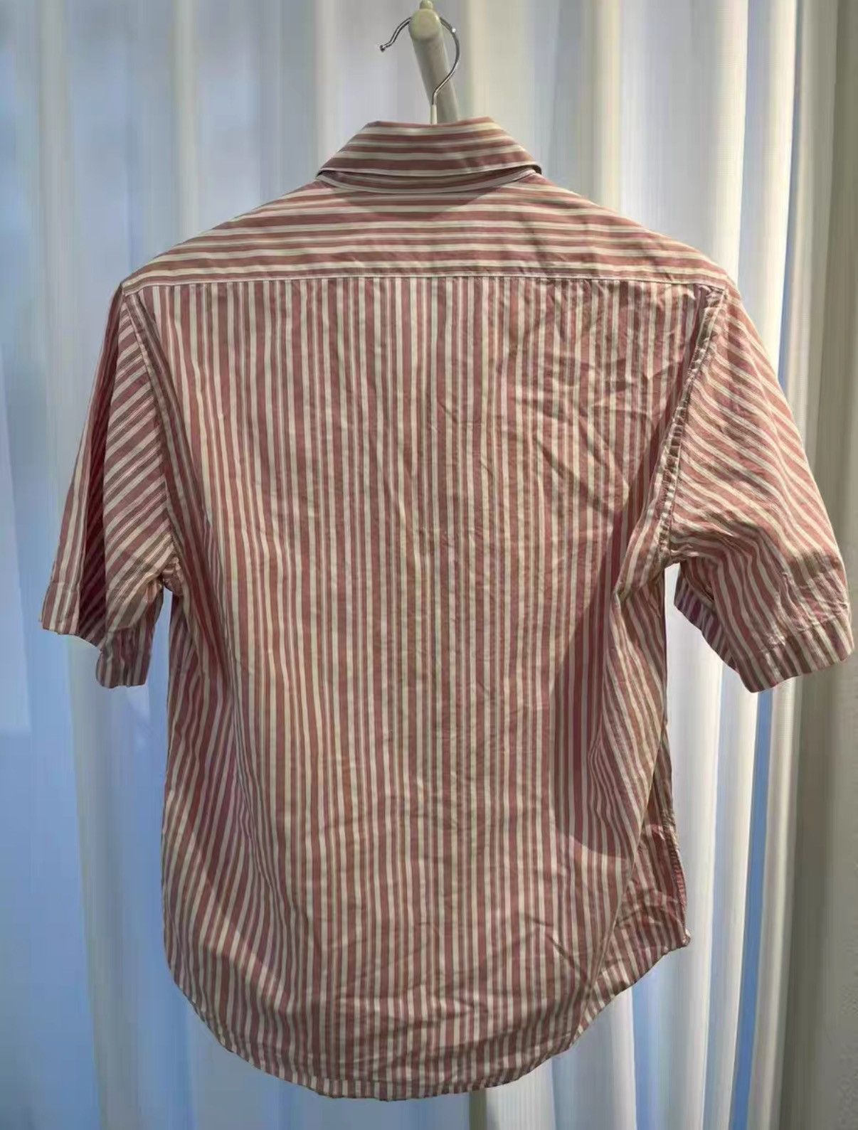 Burberry Burberry pink striped short-sleeve shirt J38 Size S / US 4 / IT 40 - 2 Thumbnail