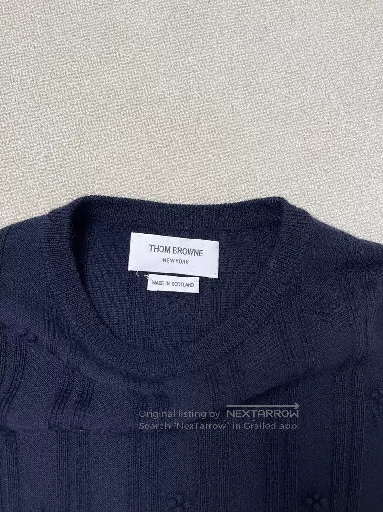 Thom Browne Thom Browne Blue sweater Size S / US 4 / IT 40 - 2 Thumbnail