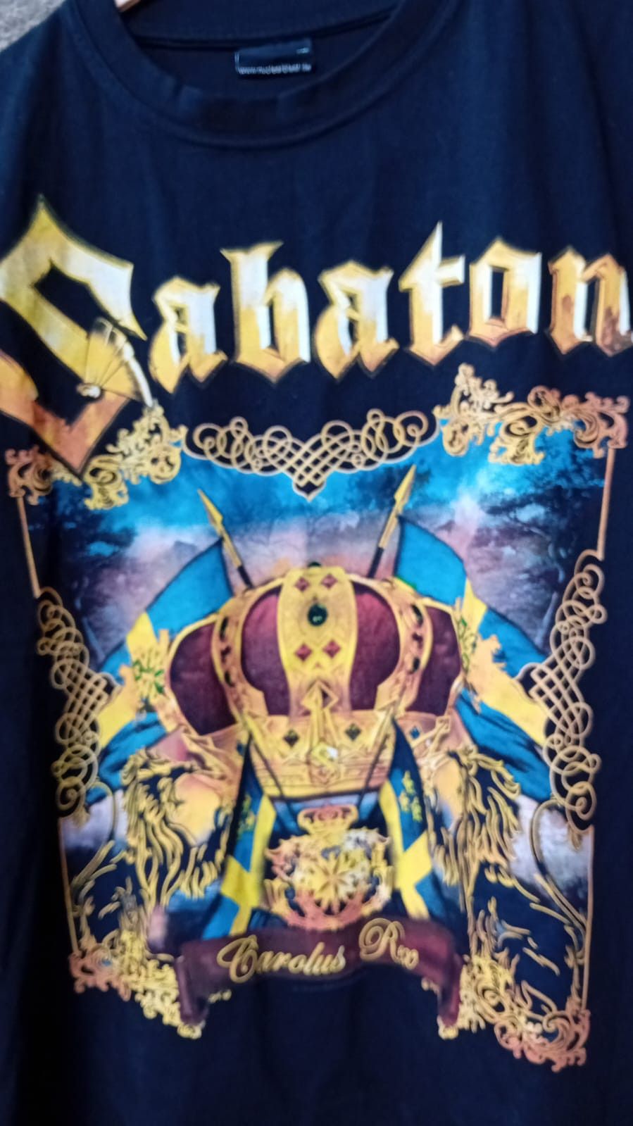 Band Tees Sabaton Carolus Rex 2012 Nuclear Blast DoubleSided t-shirt L Size US L / EU 52-54 / 3 - 4 Thumbnail