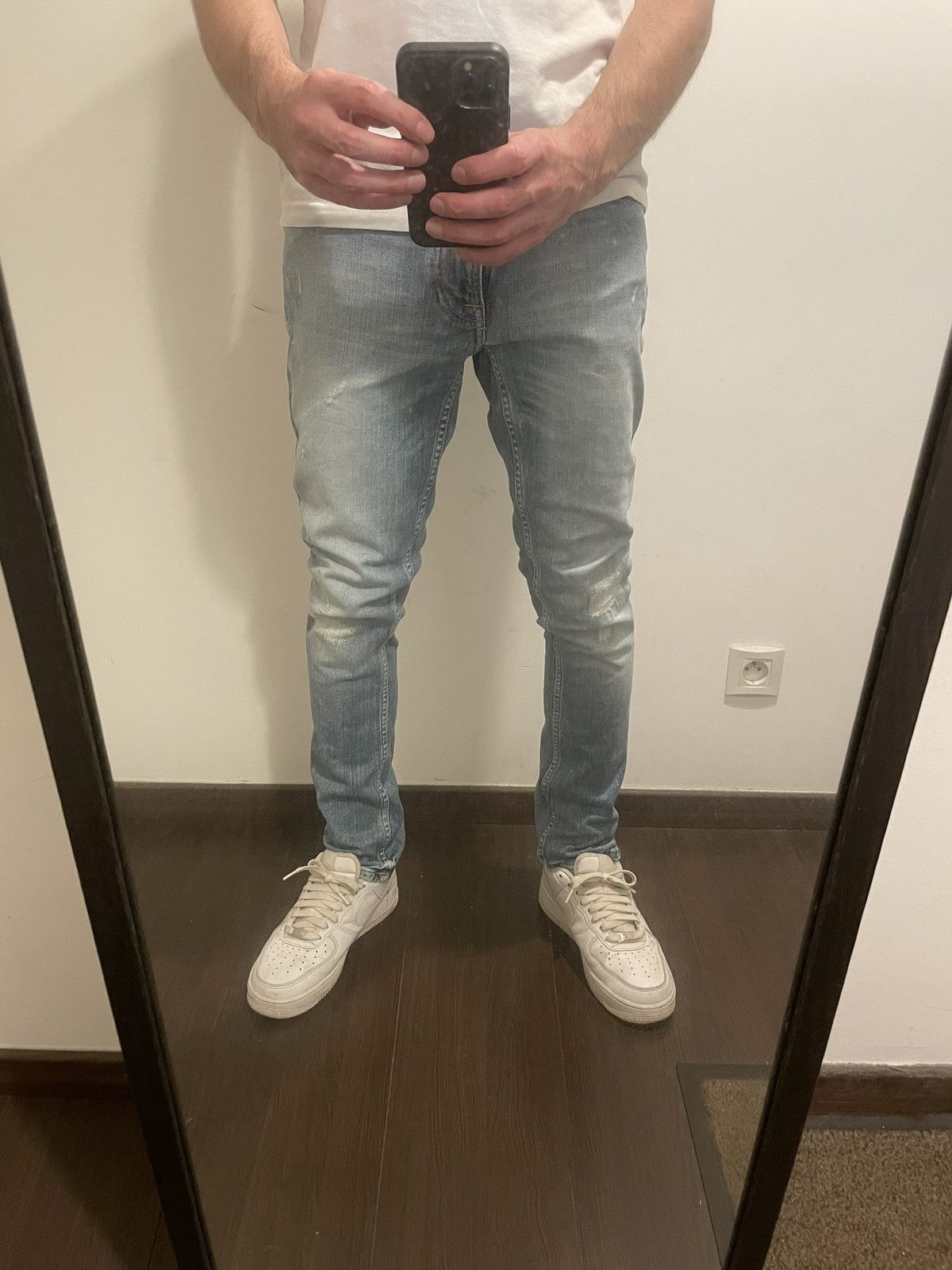 Nudie Jeans Nudie Jeans Lean Dean distressed Size US 28 / EU 44 - 1 Thumbnail