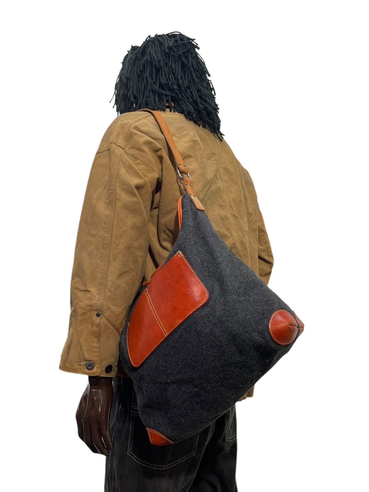 Genuine Leather Leather Wool Sugekura Wataya Japan Shoulder Bag 1🟩4 Size ONE SIZE - 1 Thumbnail
