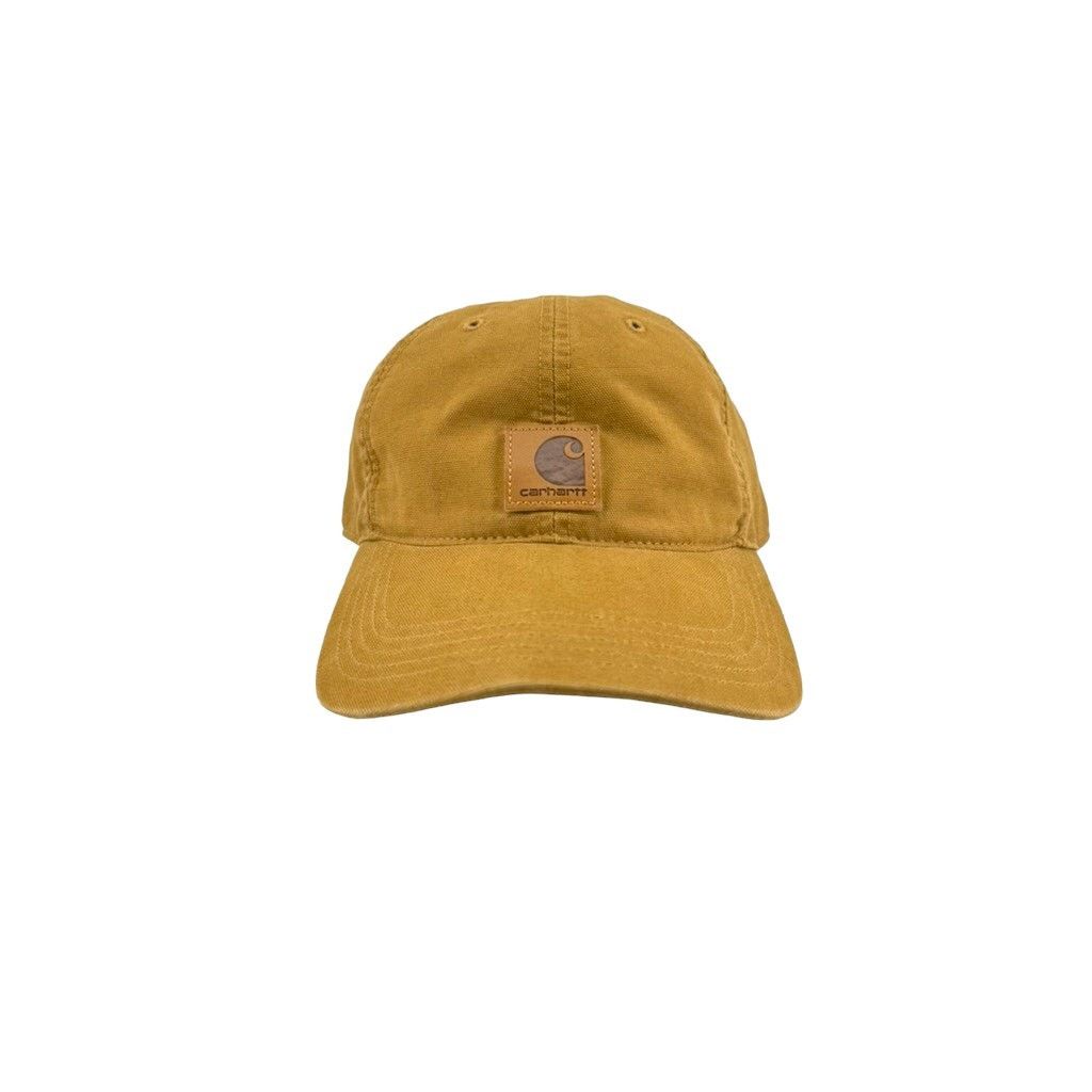 Carhartt Carhartt Brown Canvas Logo Adjustable Hat Size ONE SIZE - 1 Thumbnail