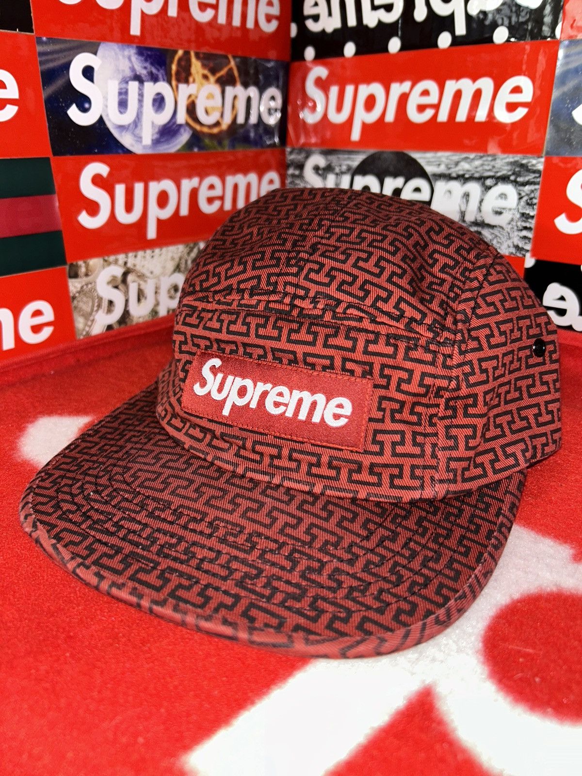 Supreme Supreme Motif Camp Cap FW12 RARE HAT Size ONE SIZE - 8 Thumbnail