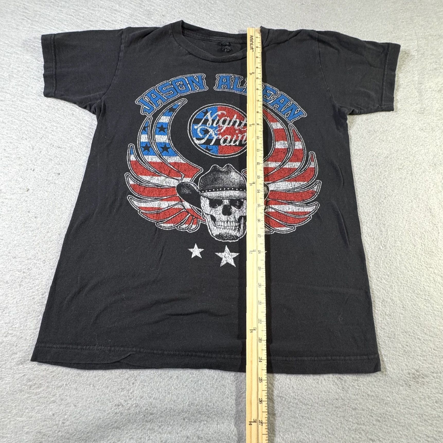 Vintage VINTAGE Night Train Shirt Jason Aldean Concert Tour Black Crew Neck Short Sleeve Mens Small Graphic Print Rock Country Tee Size US S / EU 44-46 / 1 - 7 Thumbnail