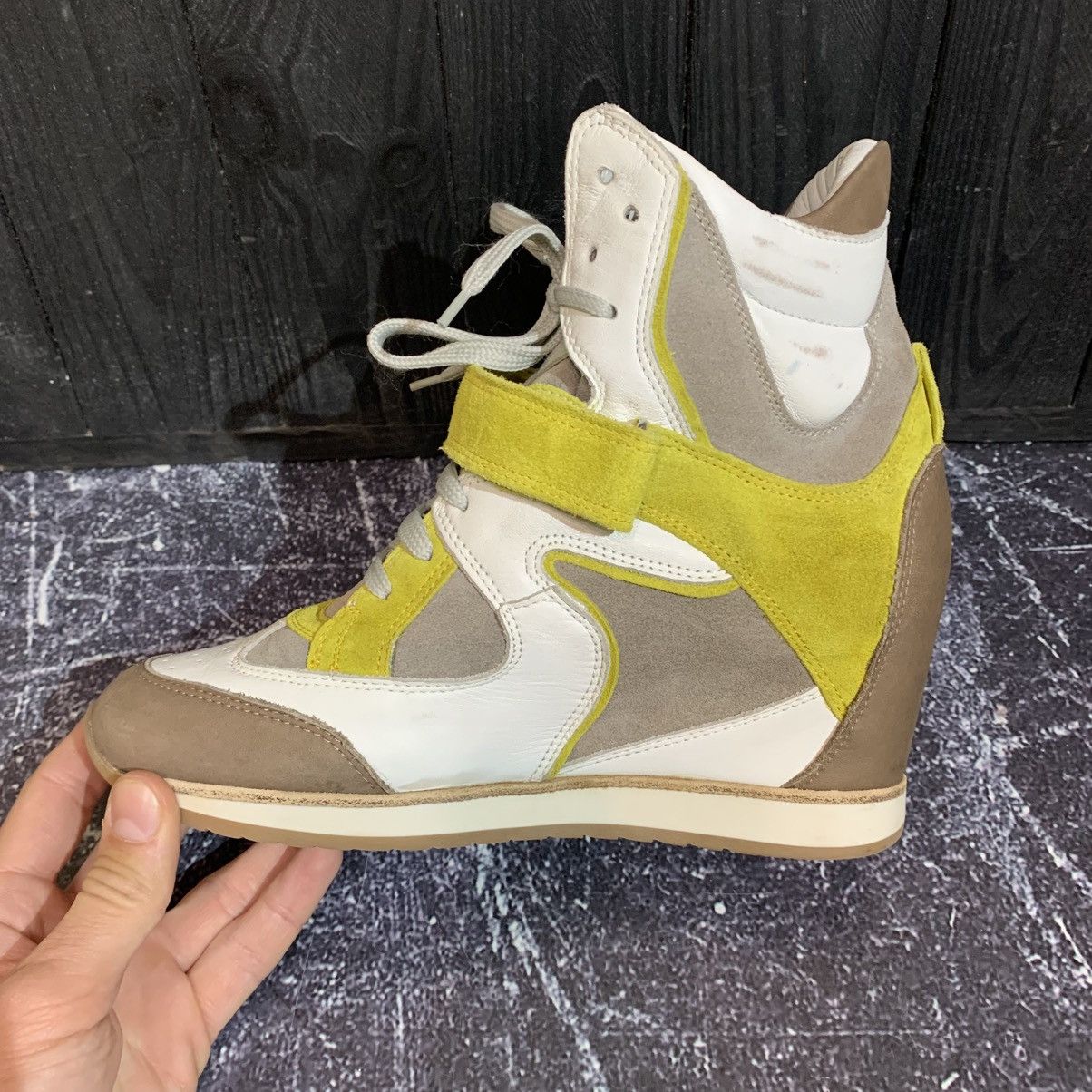 Genuine Leather OXMOX Women’s Leather Platform shoes 36 Isabel Marant Style Size US 6 / IT 36 - 11 Thumbnail