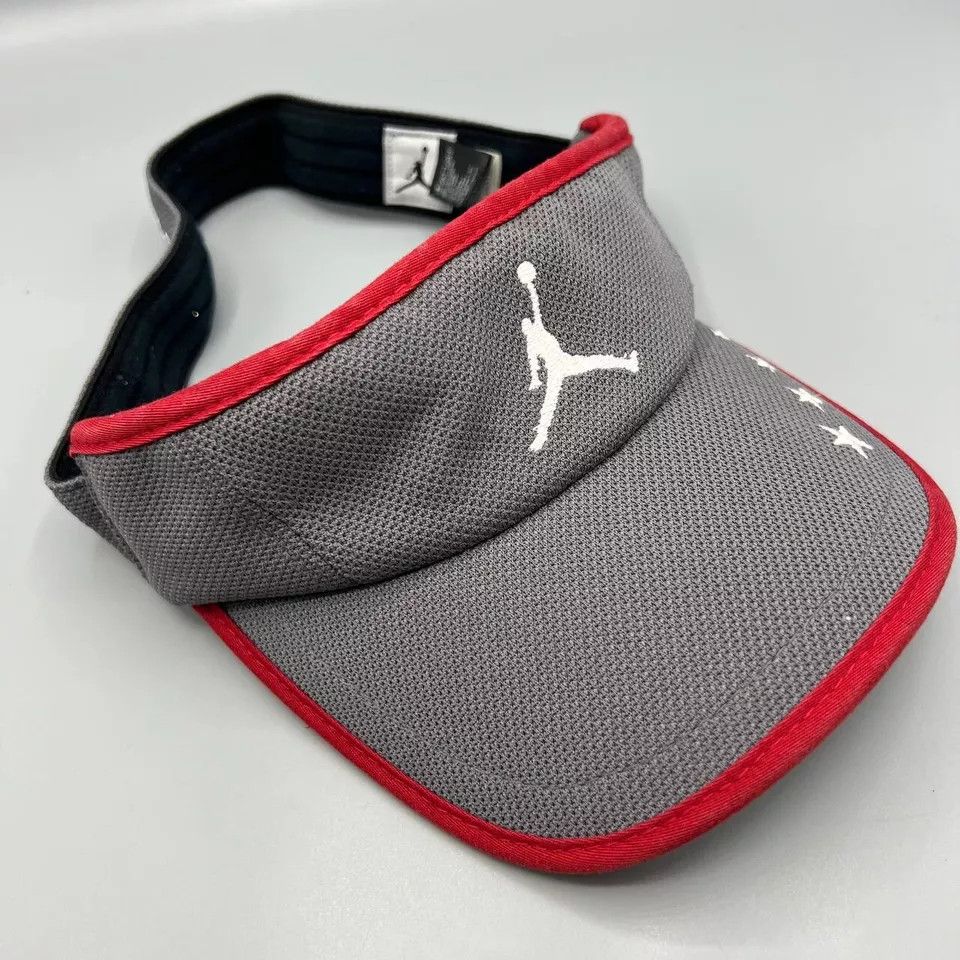 Jordan Brand Air Jordan Visor Hat Men Medium-Large Jumpman Strap Back Cap Size ONE SIZE - 3 Thumbnail
