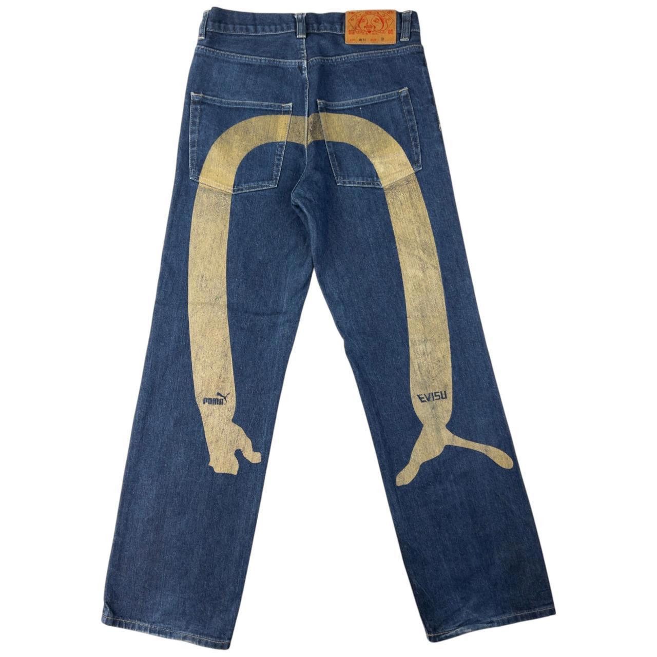 Evisu Vintage Puma X Evisu Daicock Gull Denim Jeans Size W31 Size US 30 / EU 46 - 1 Thumbnail