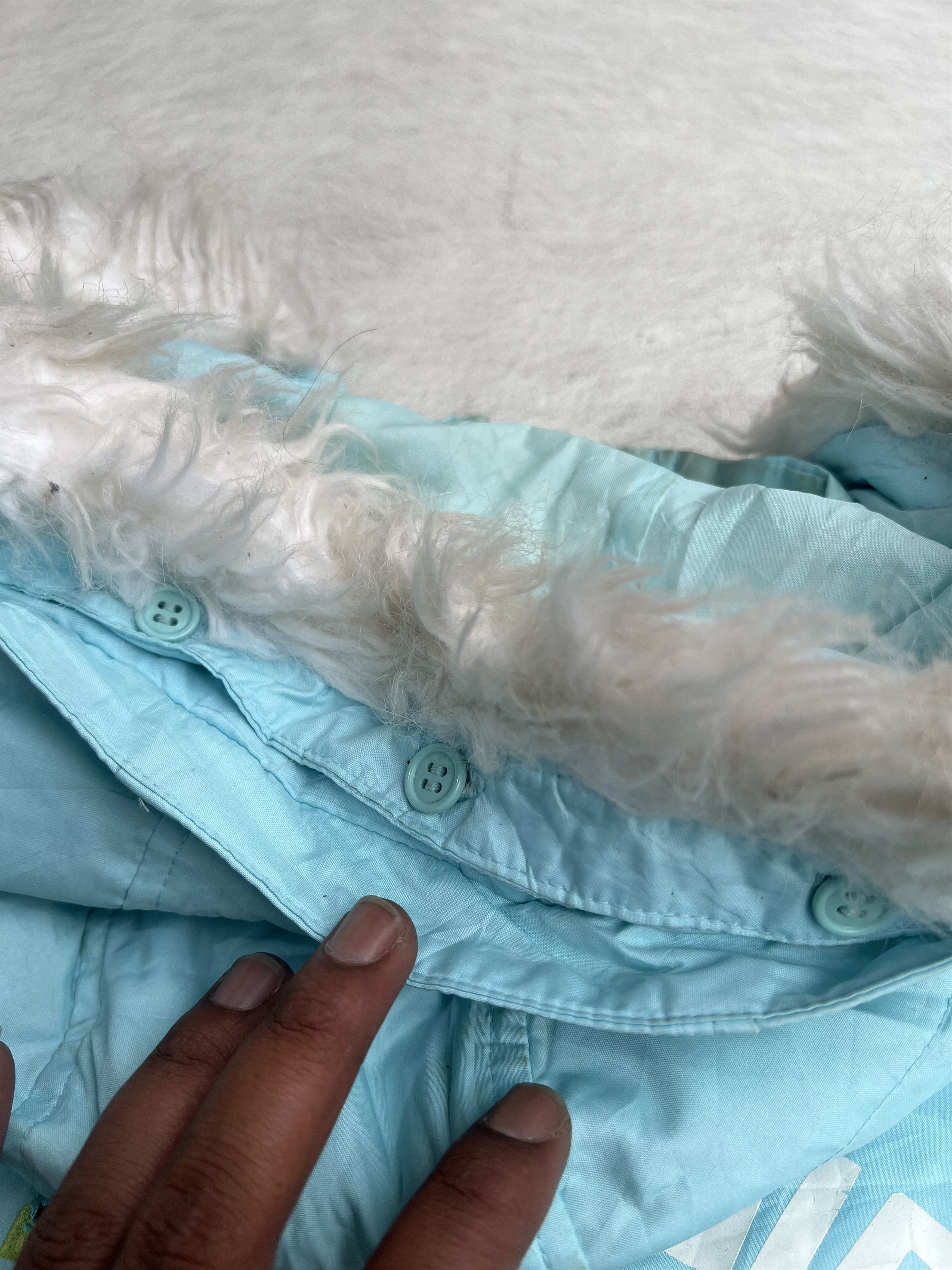 Angel Blue 2000s Daisy Lover Hysteric Poem Cute Down Fur y2k Lgb Ifsix Size US M / EU 48-50 / 2 - 5 Thumbnail