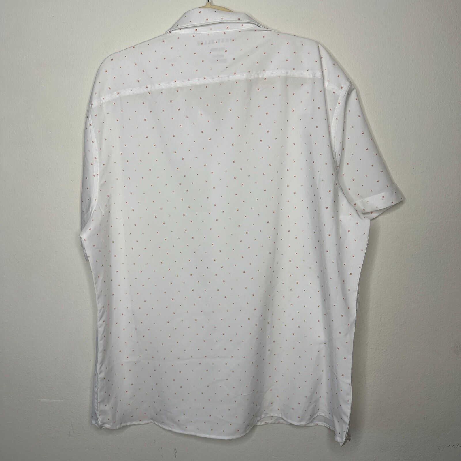Perry Ellis Perry Ellis Arrow-Dot Print Short Sleeve Button Shirt XXL Size US XXL / EU 58 / 5 - 7 Thumbnail