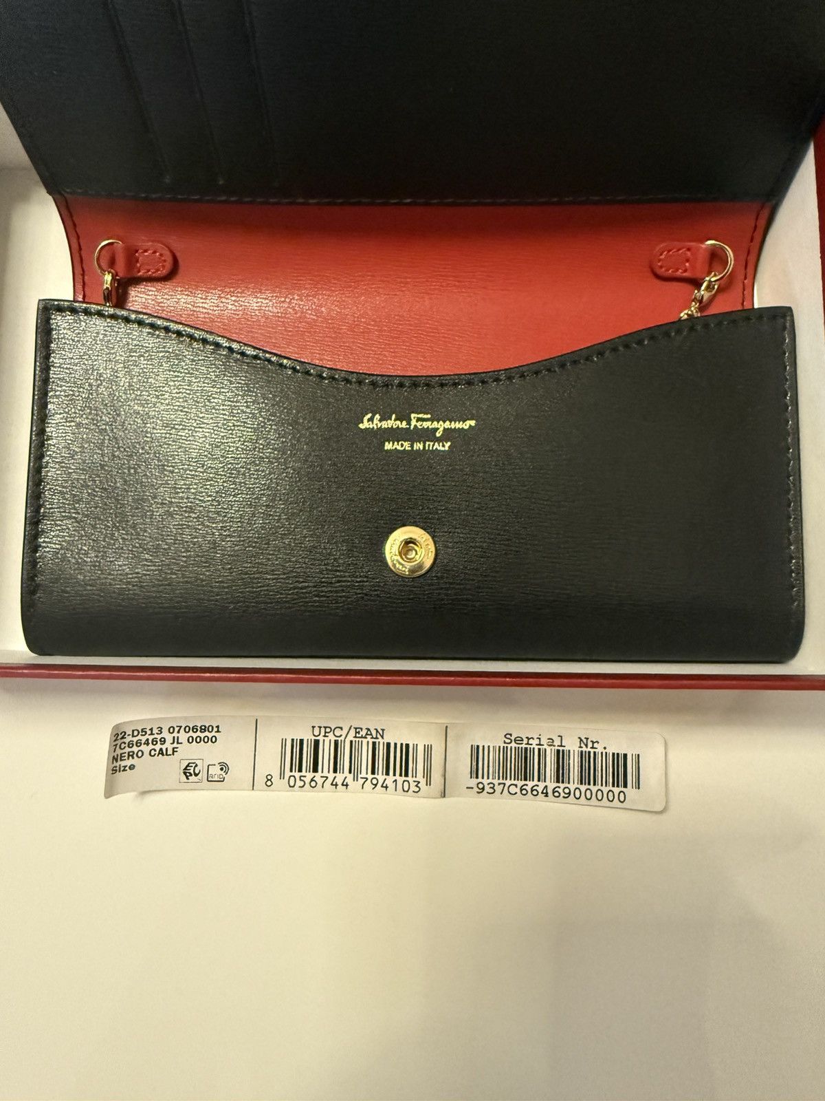 Salvatore Ferragamo Salvatore Ferragamo Gancini City Black Leather Wallet Size ONE SIZE - 3 Thumbnail