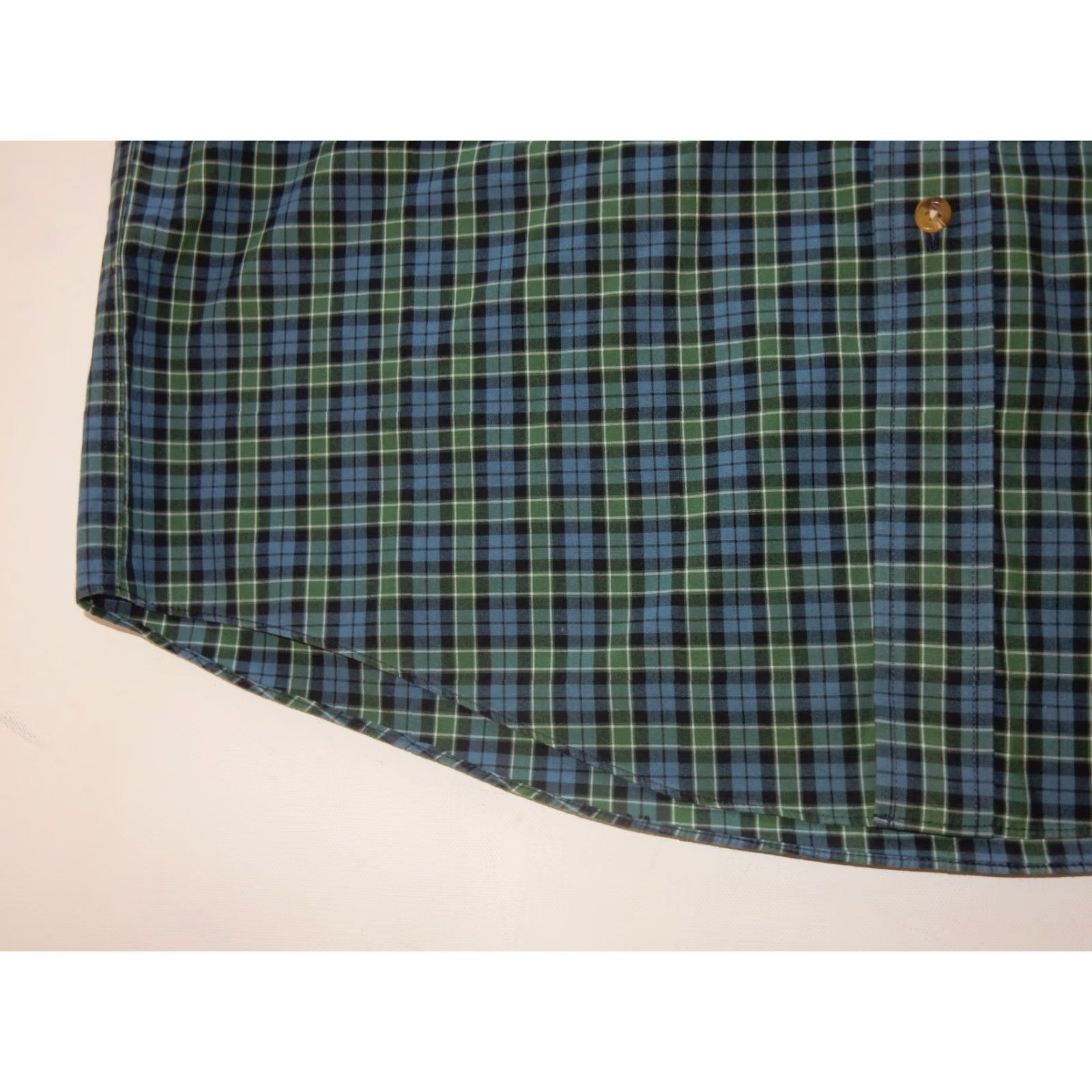 Vintage VINTAGE L.L. Bean Men's Plaid Button-Up Shirt Size L Long Sleeve Blue Clothing Size US L / EU 52-54 / 3 - 2 Thumbnail