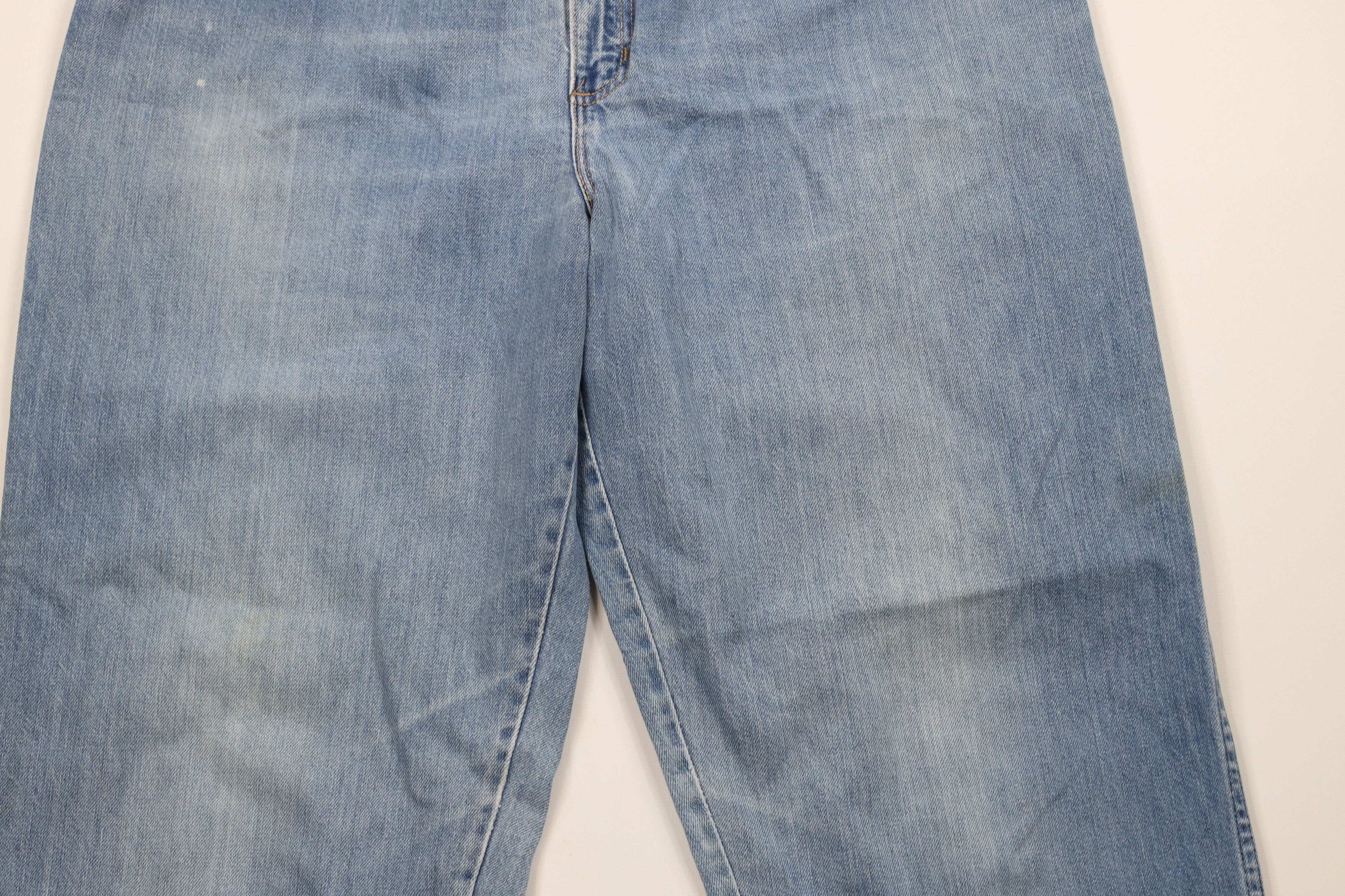 Vintage Vintage 90s Streetwear Pleated Baggy Loose Fit Denim Jeans Size US 34 / EU 50 - 3 Thumbnail