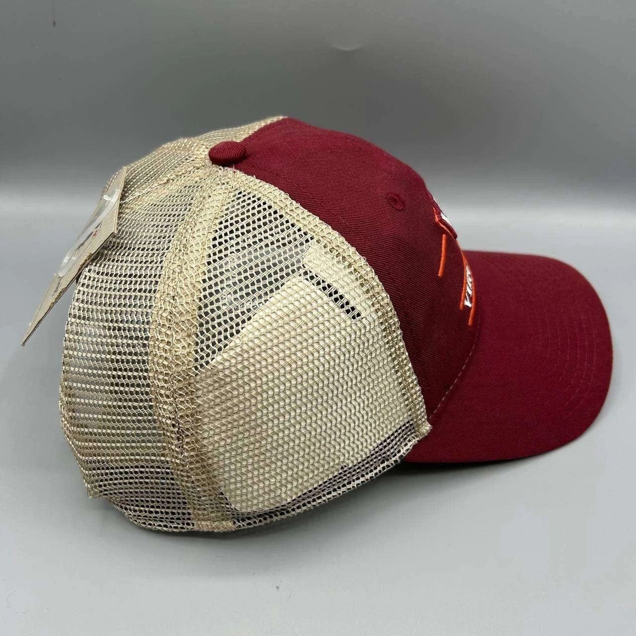 The Game Vintage Virginia Tech Hokies Trucker Hat Men NCAA Snap Back Size ONE SIZE - 5 Thumbnail