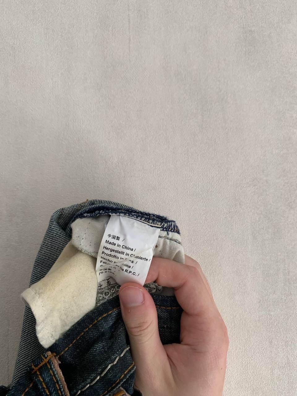 If Six Was Nine × Japanese Brand × Le Grande Bleu (L.G.B.) TOUGH JEANSMITH RUSTY BACKLE BACK JEANS Size US 32 / EU 48 - 15 Thumbnail