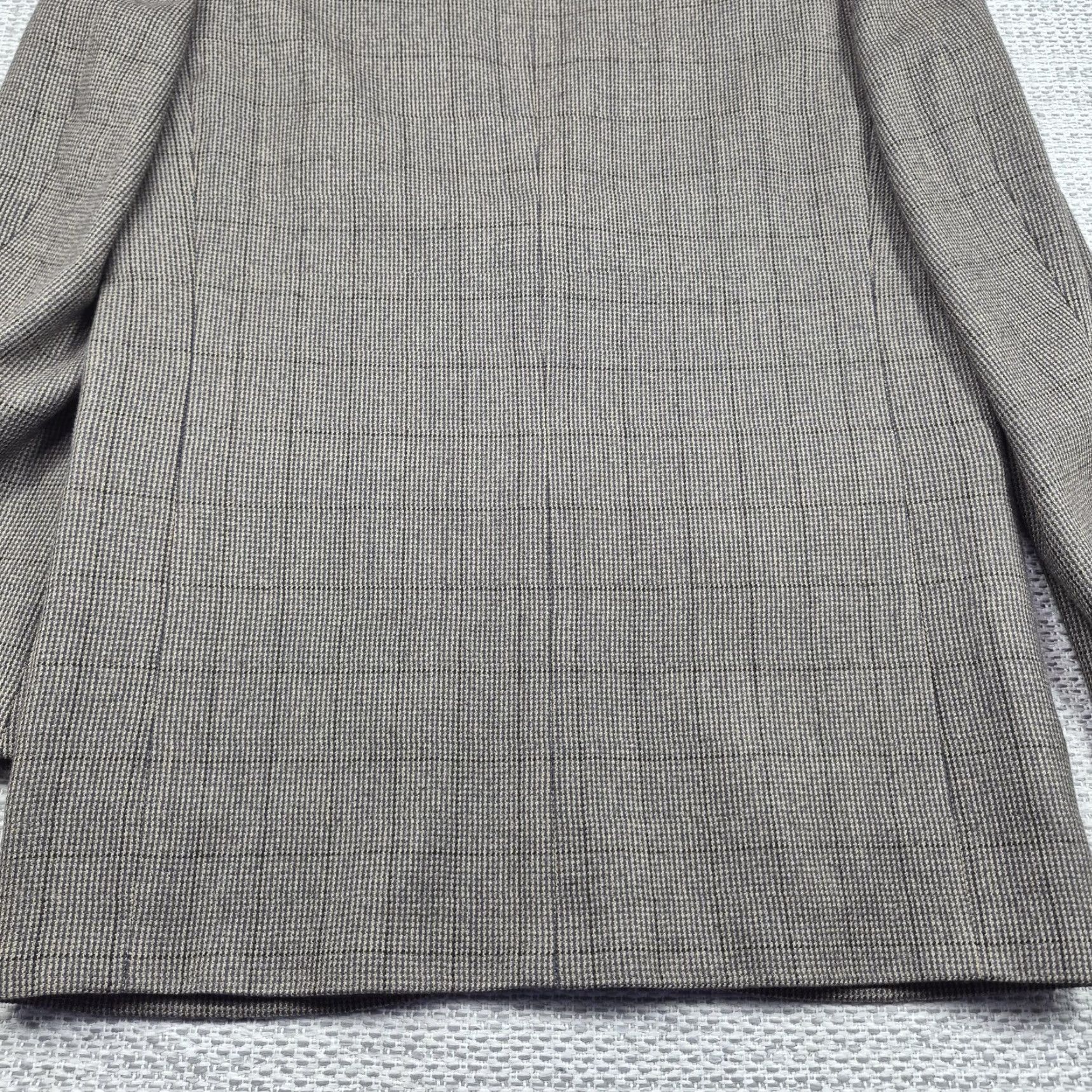Oscar De La Renta Oscar de la Renta Blazer Mens 38R Wool Cashmere Check Tweed Sport Coat Size 38R - 5 Thumbnail