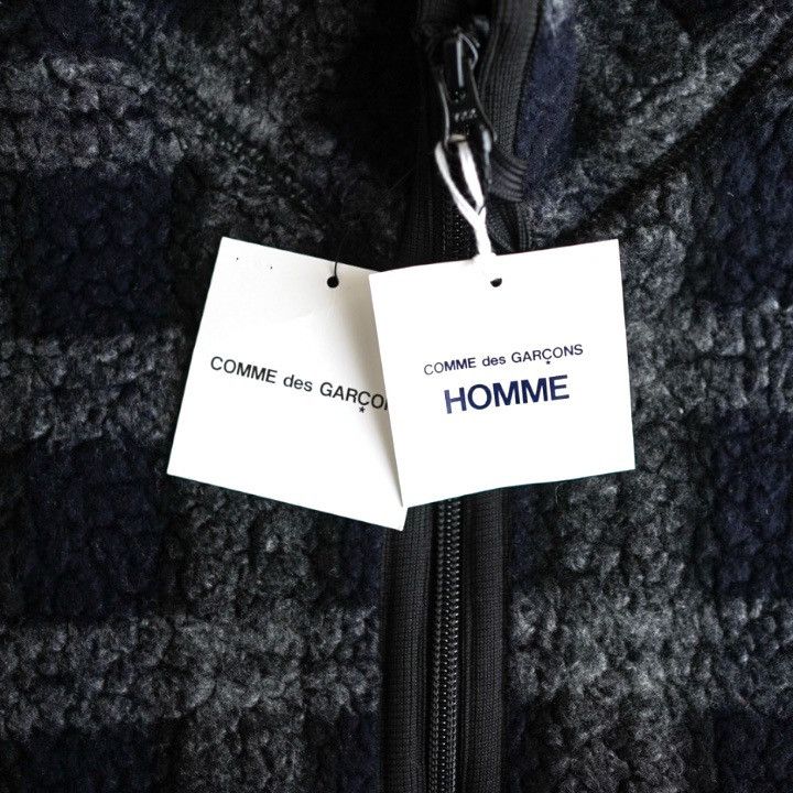 Comme des Garcons Homme NWT 25AW COMME des GARCONS HOMME Wool Fleece Jacket Check S Size US S / EU 44-46 / 1 - 6 Thumbnail