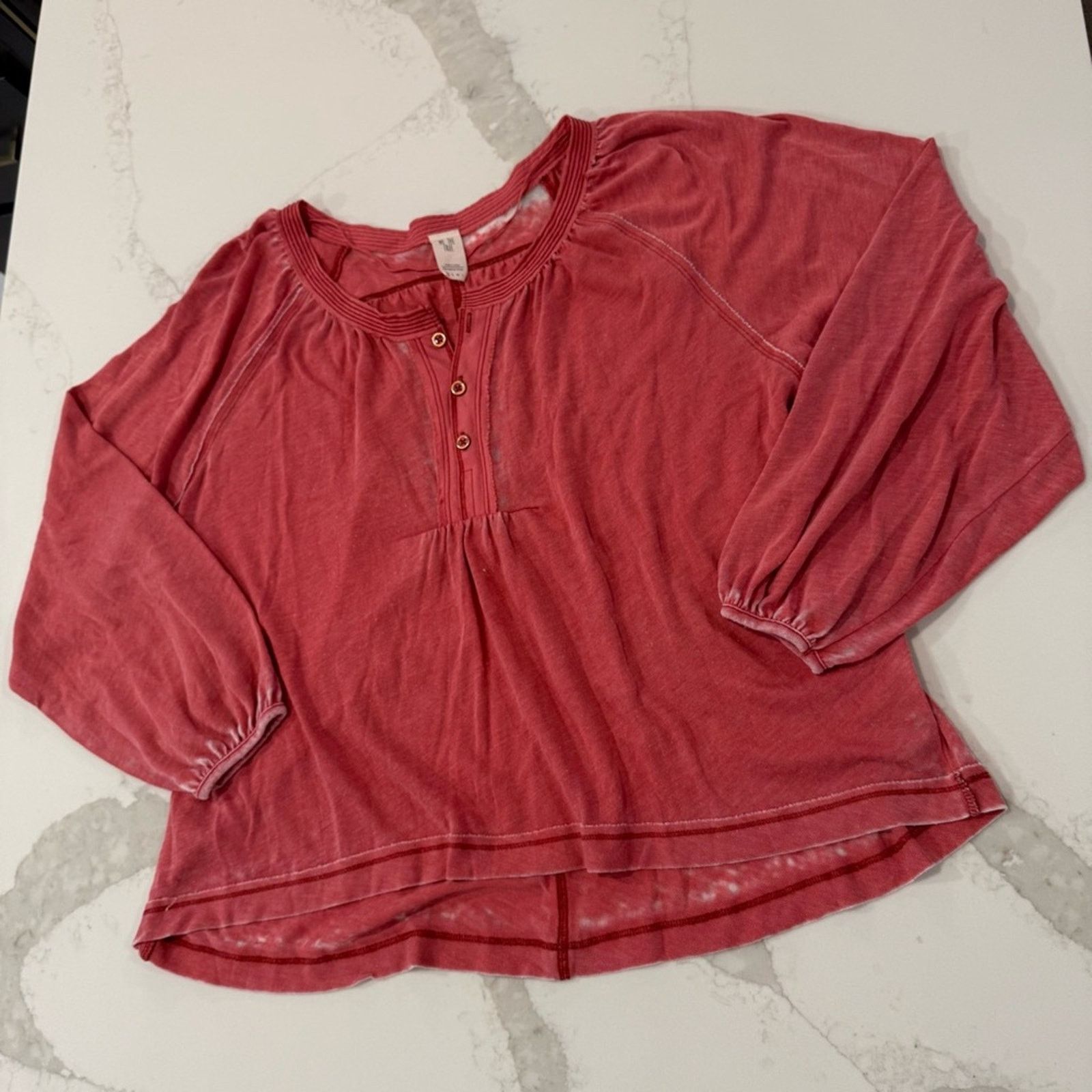 Free People Free People We The Free Acadia Henley Top Women’s XS Size XS / US 0-2 / IT 36-38 - 3 Thumbnail