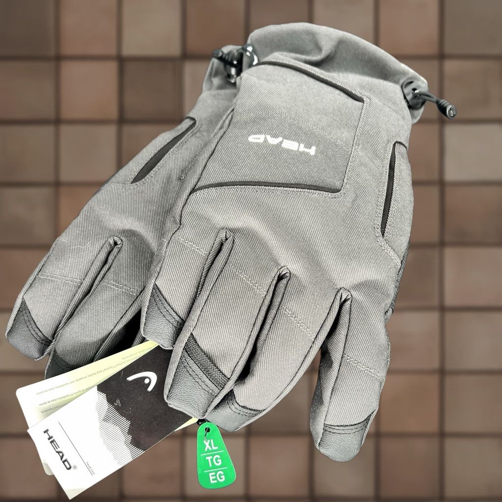 Vintage HEAD Men's Sorona Insulated Ski Gloves XL Gray Size ONE SIZE - 1 Thumbnail