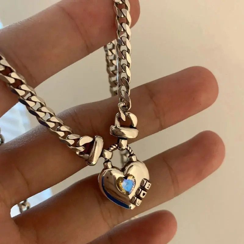 Japanese Brand × Vintage Love Pendant Y2k Punk Gothic Necklaces Model S Size ONE SIZE - 8 Thumbnail
