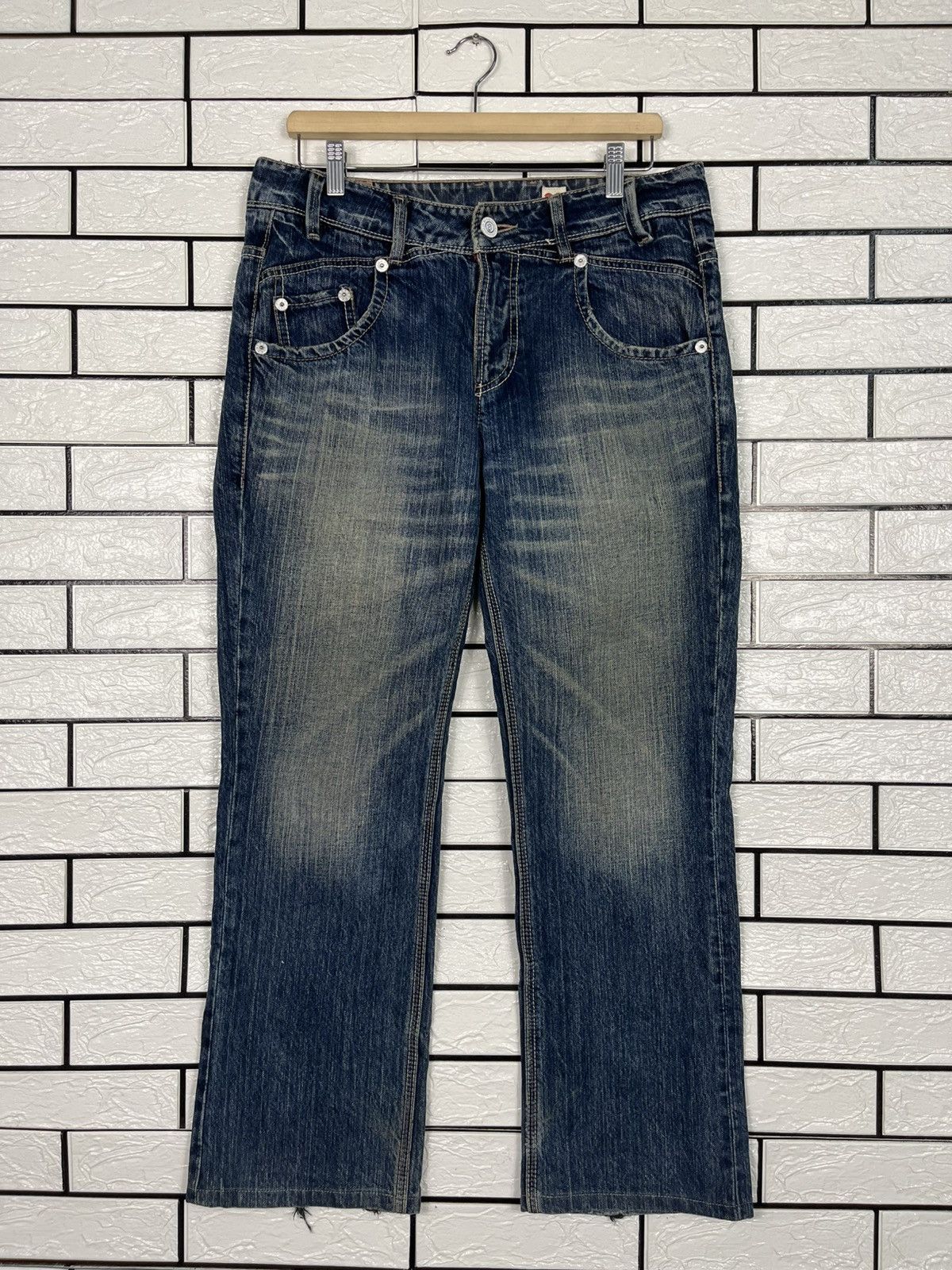 Japanese Brand Vintage Rush Hour Daily Used Workwear Denim Size US 32 / EU 48 - 1 Thumbnail