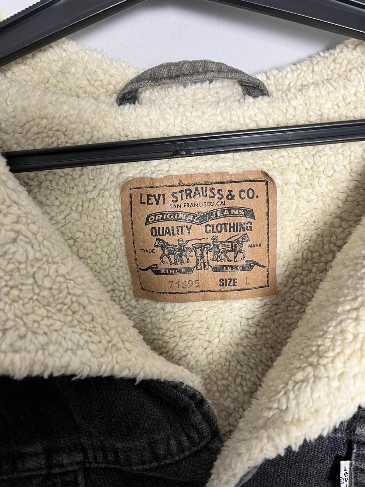 Levi's × Levi's Vintage Clothing × Vintage Vintage Levis jacket sherpa Size US L / EU 52-54 / 3 - 7 Thumbnail