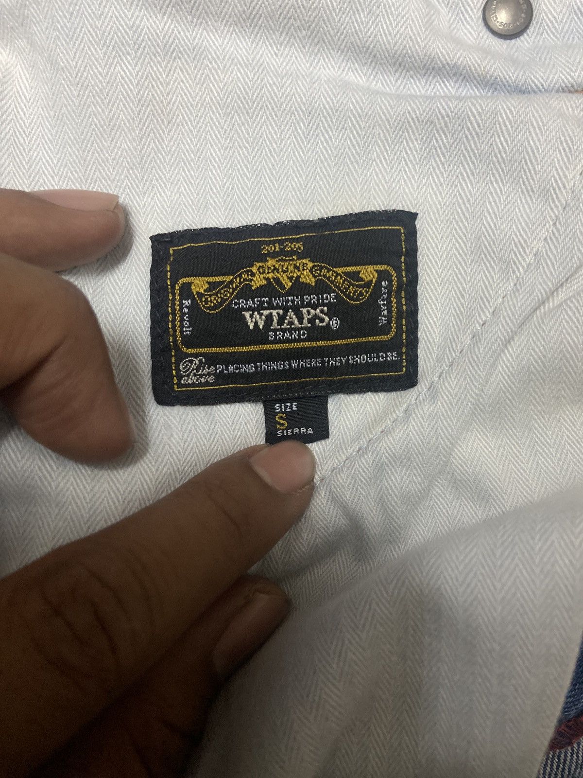 Wtaps Wtaps blue Denim jeans pants Size US 31 - 11 Thumbnail