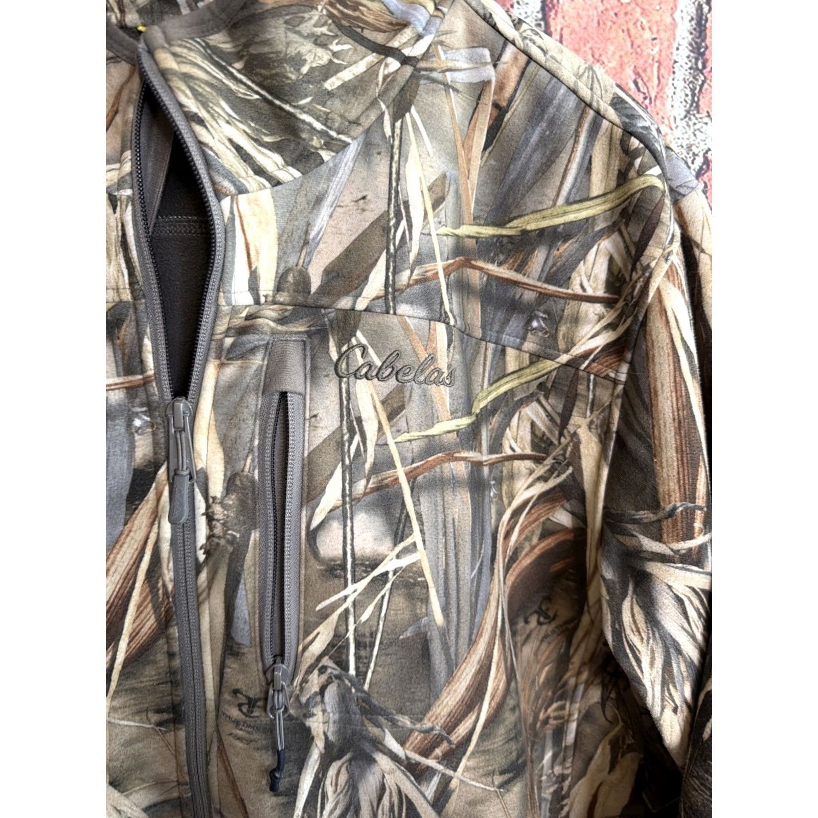 Vintage Cabela's Classic Fit Mens Lined Full Zip Jacket Large Camo Jacket Size US L / EU 52-54 / 3 - 2 Thumbnail