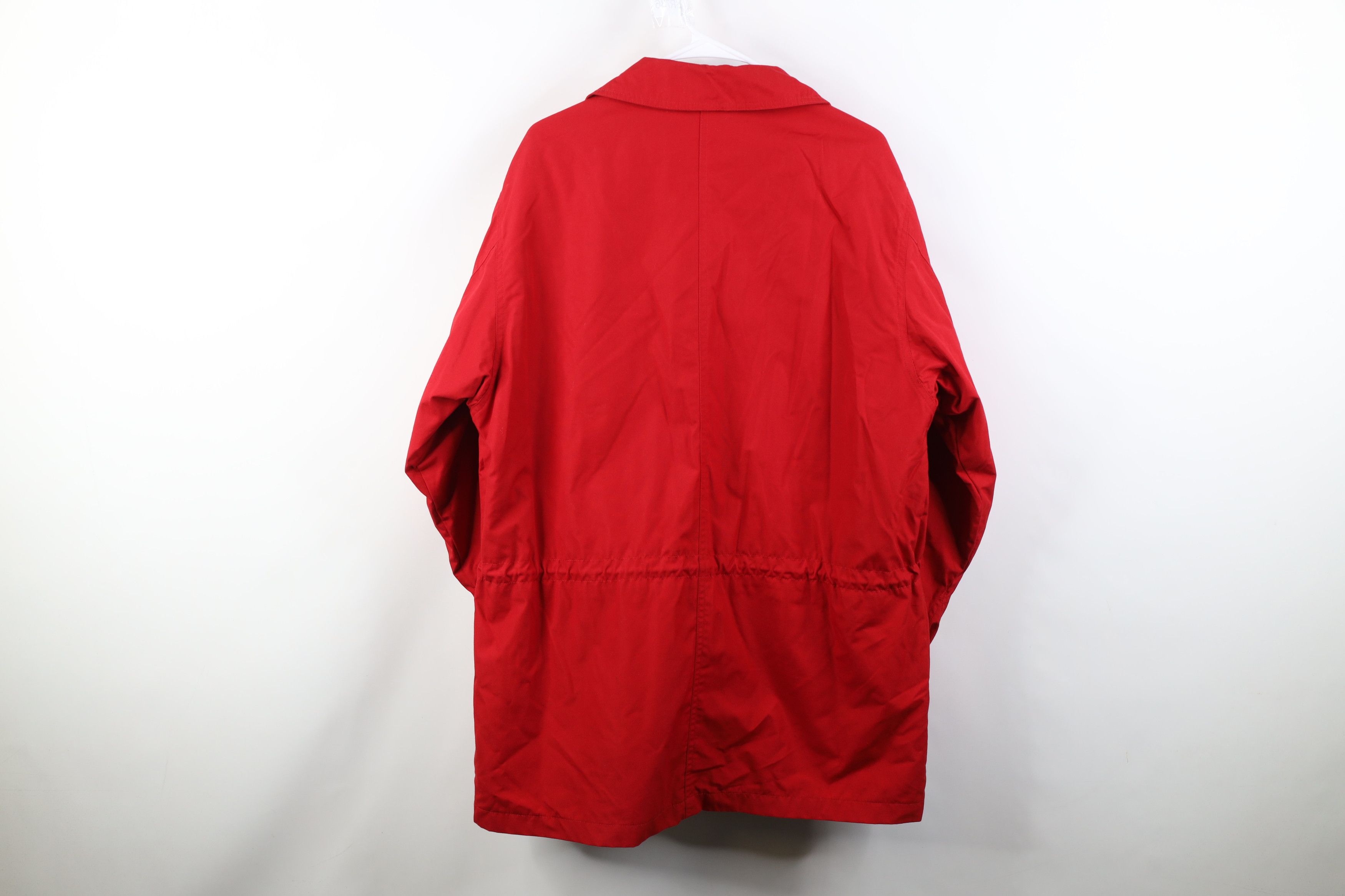 Eddie Bauer Vintage 90s Eddie Bauer Lined Full Zip Chore Barn Jacket Red Size US M / EU 48-50 / 2 - 13 Thumbnail