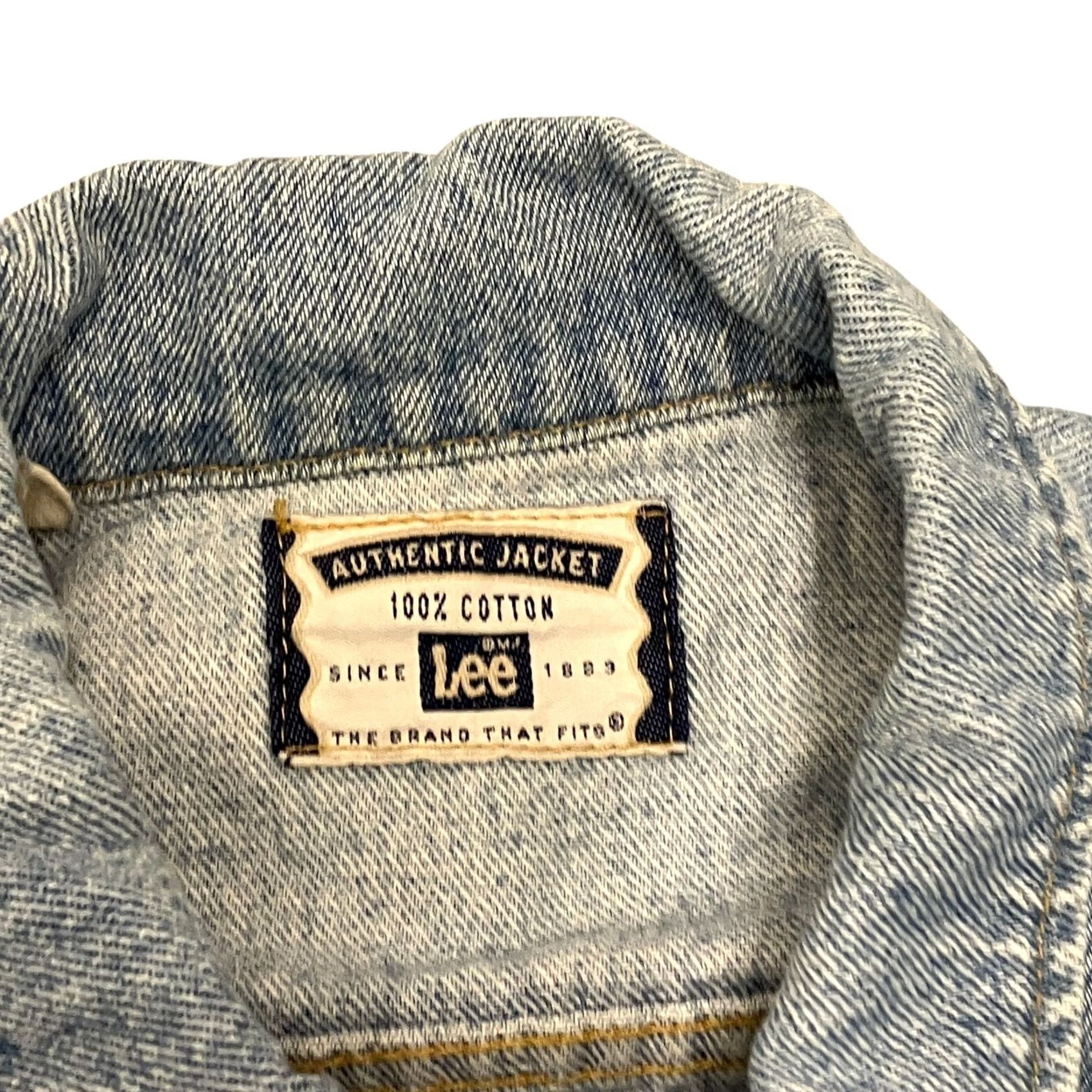 Lee Vintage Lee Jacket XL Blue Denim Trucker Western Made in USA Mens Size US XL / EU 56 / 4 - 7 Thumbnail