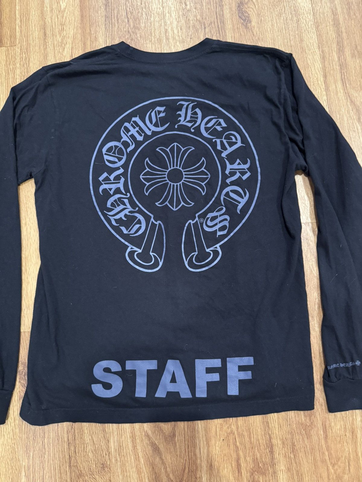 Chrome Hearts Chrome Hearts Staff Tee Blue Size US L / EU 52-54 / 3 - 6 Thumbnail