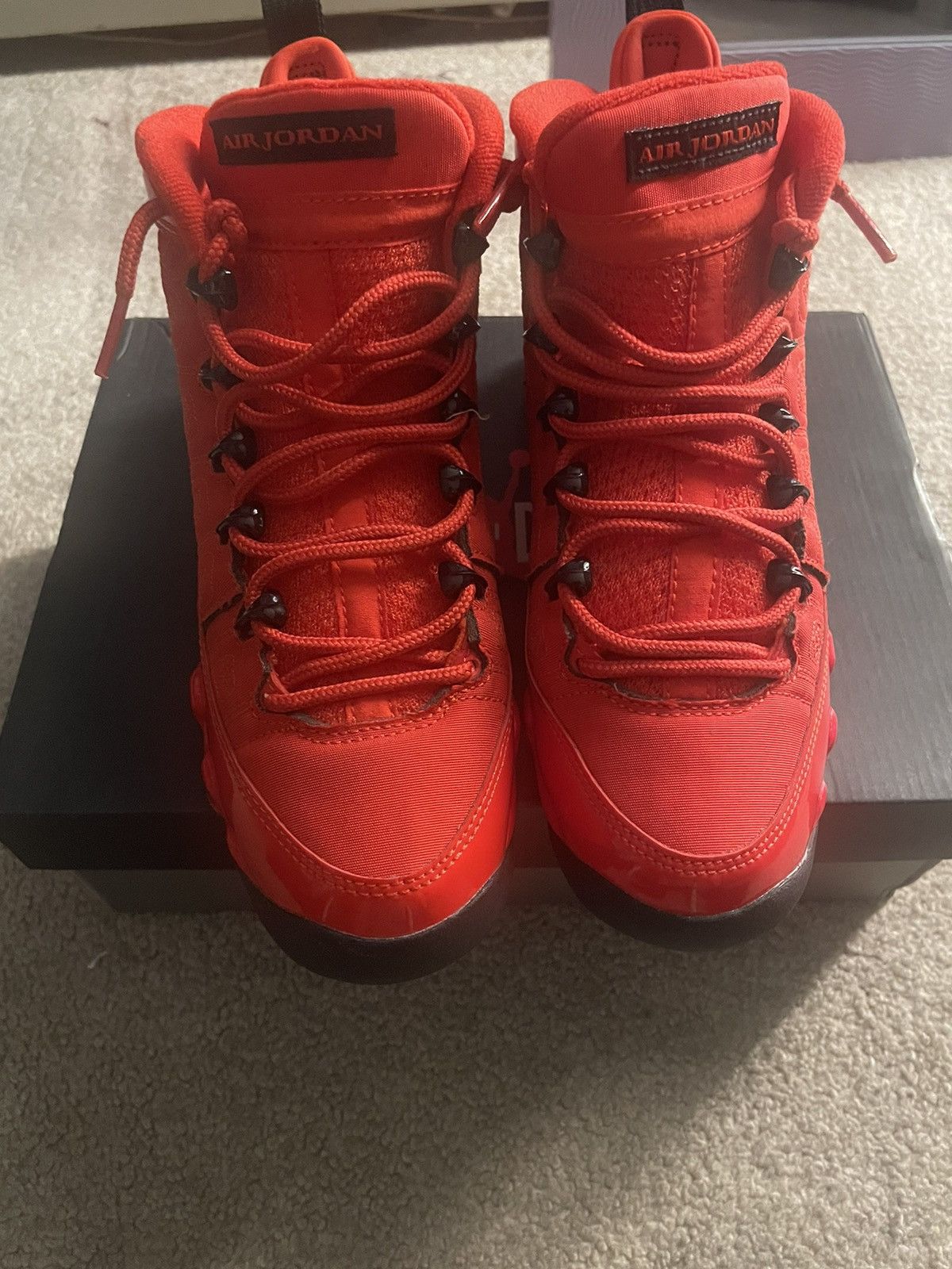 Jordan Brand Air Jordan 9 Red Chile Size US 4 / IT 34 - 1 Thumbnail