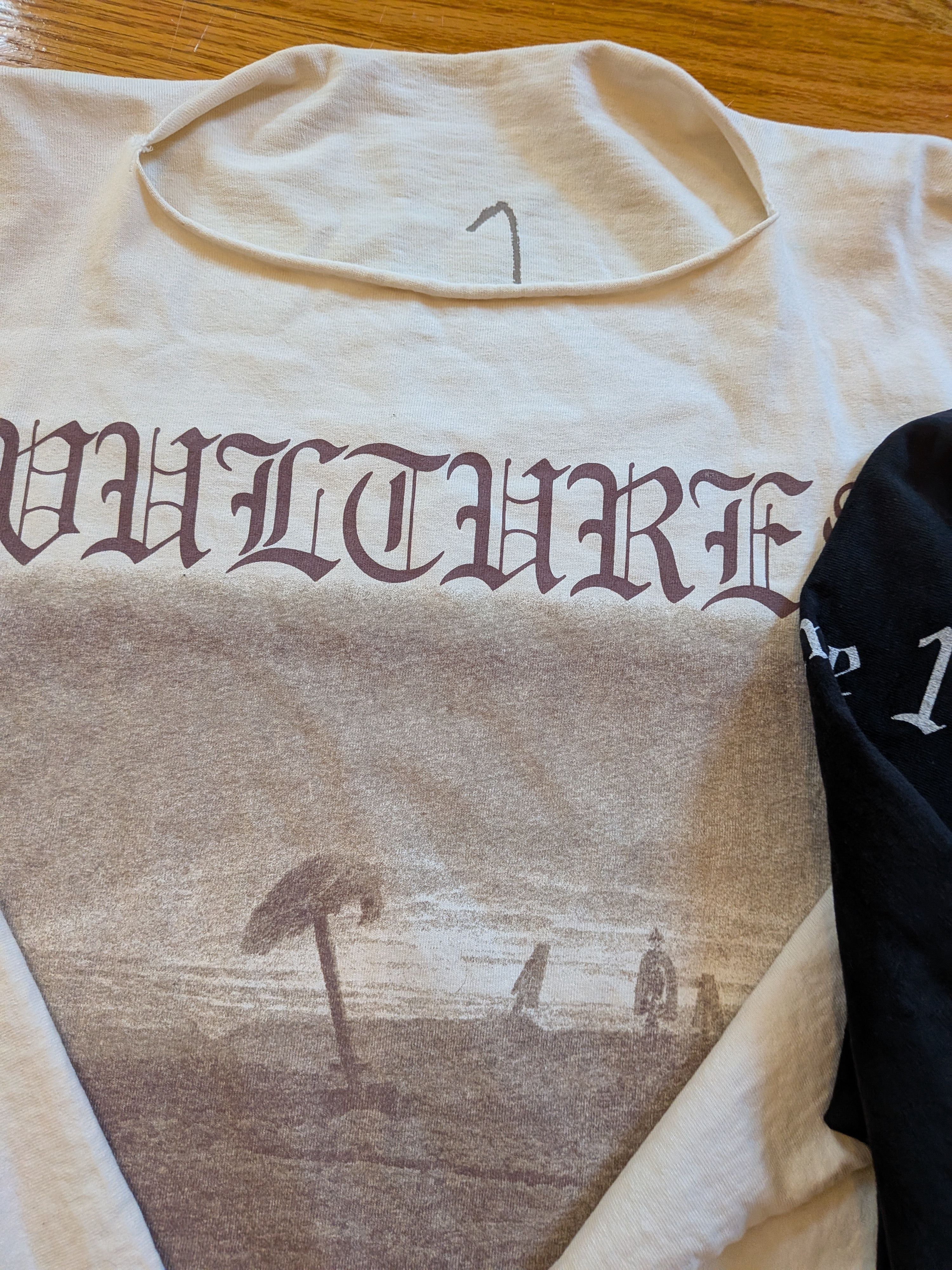 Yeezy Vultures tracklist long sleeve bundle. Size US S / EU 44-46 / 1 - 5 Thumbnail
