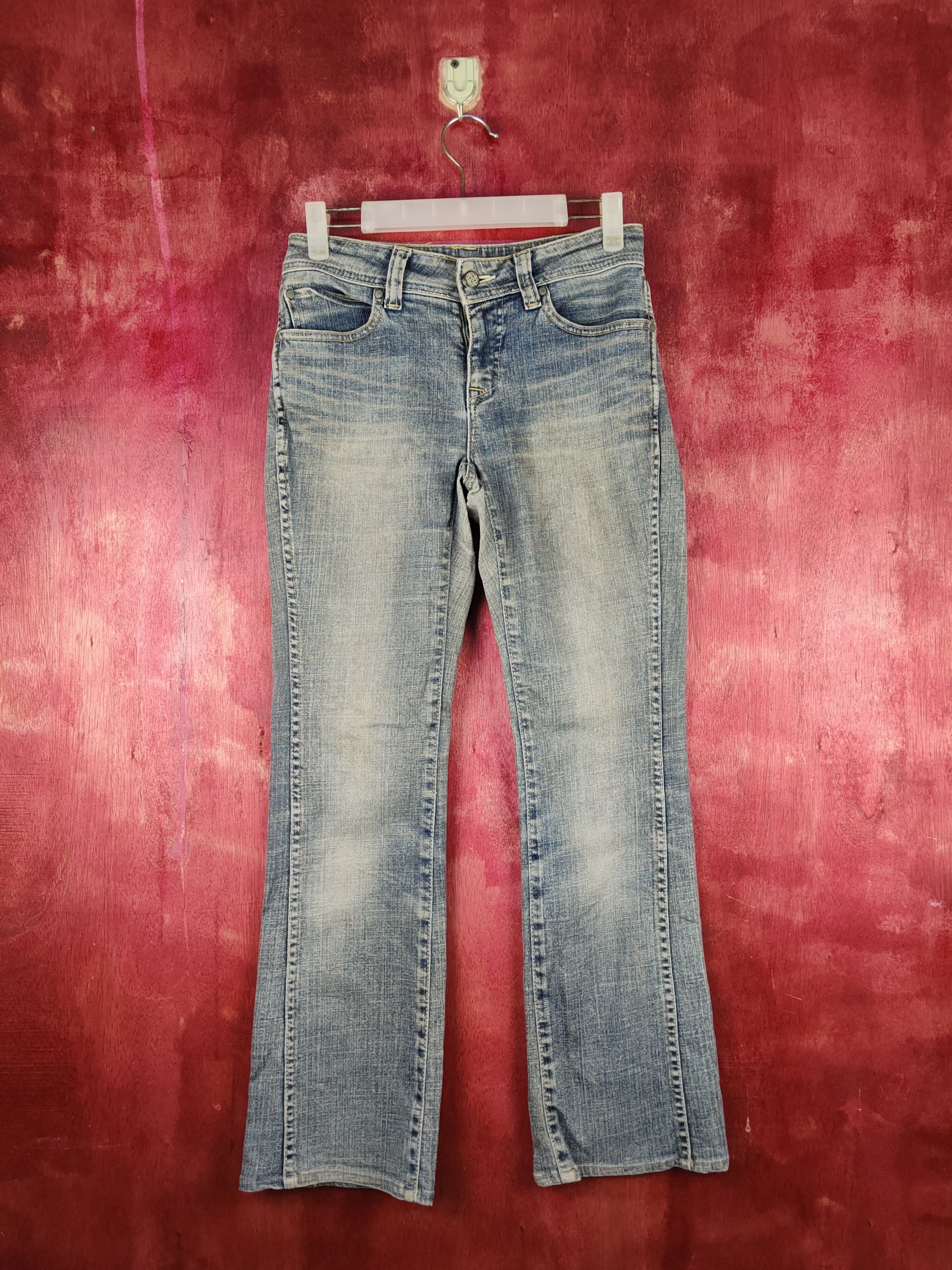 Japanese Brand DL Georgia Love Blue Faded Multipocket Denim #S1582 Size 26" / US 2 / IT 38 - 1 Thumbnail