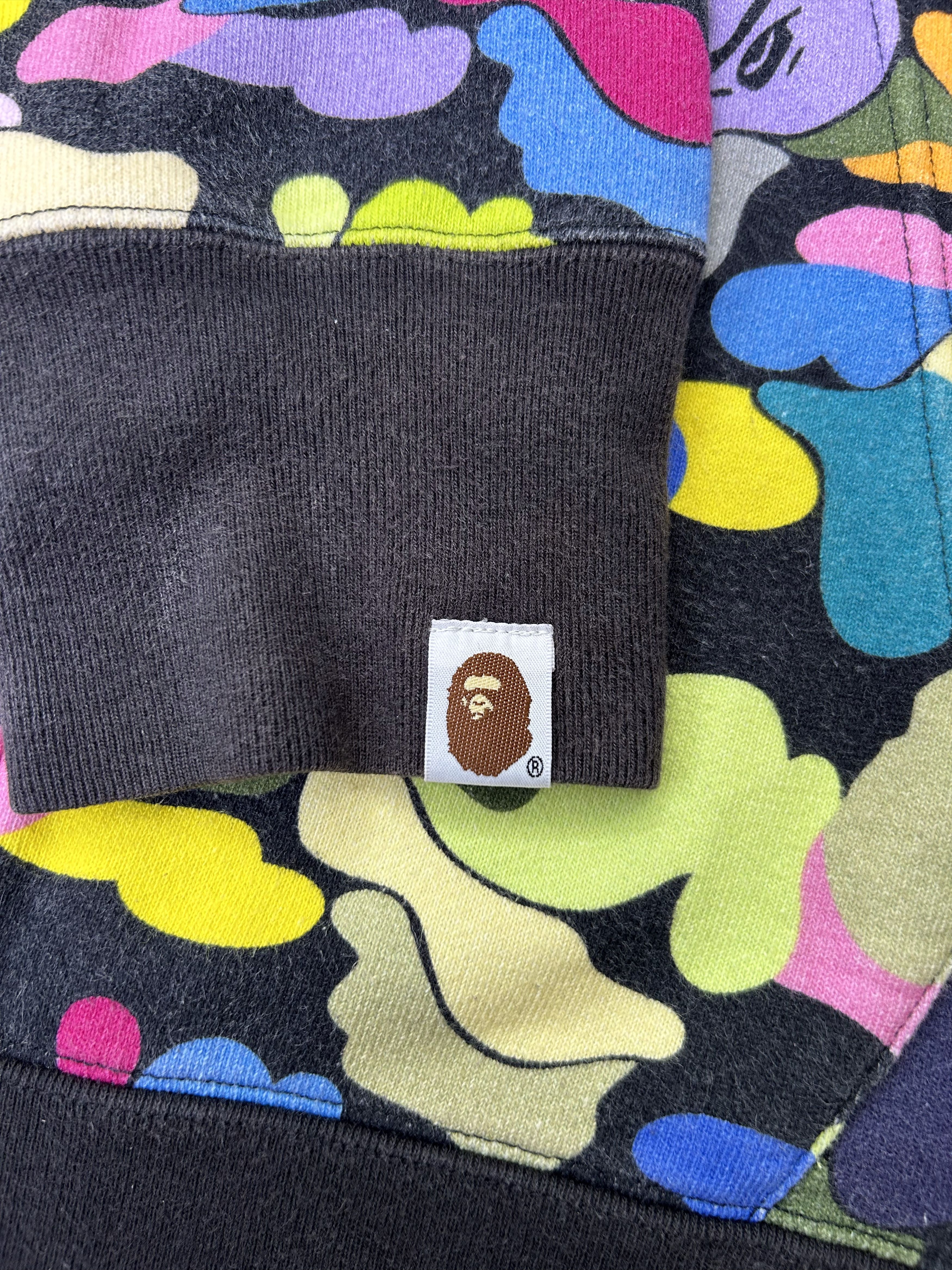 Bape Bape Multi Camo PONR Shark Full Zip Hoodie [Size M] Size US M / EU 48-50 / 2 - 5 Thumbnail