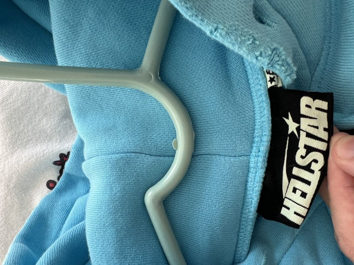 HELLSTAR Hellstar baby Blue Zip up hoodie Size US XS / EU 42 / 0 - 5 Thumbnail