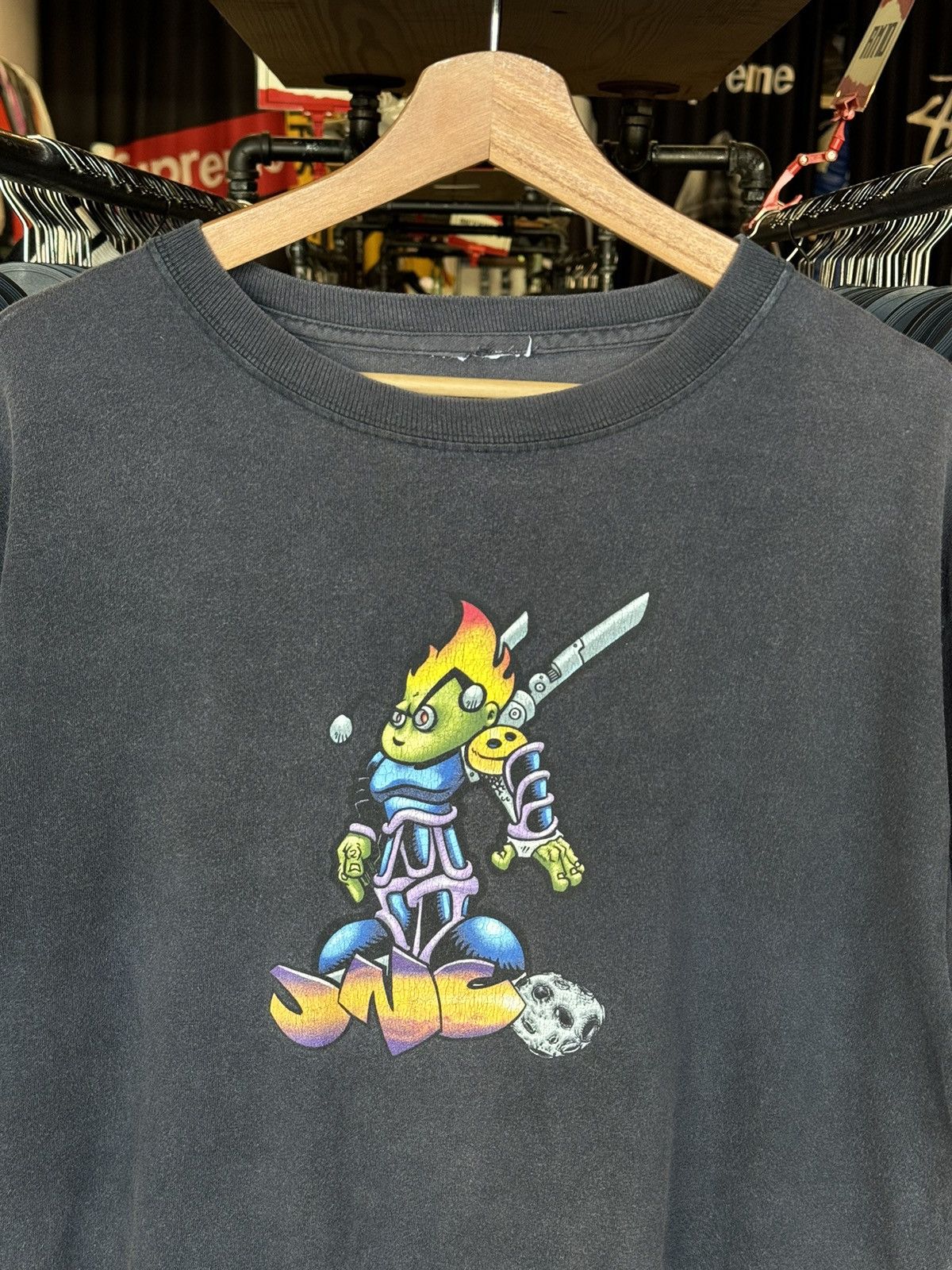 JNCO Vintage JNCO FlameHead Tees / Bjork Nirvana Aphex Twin Size US XL / EU 56 / 4 - 1 Thumbnail