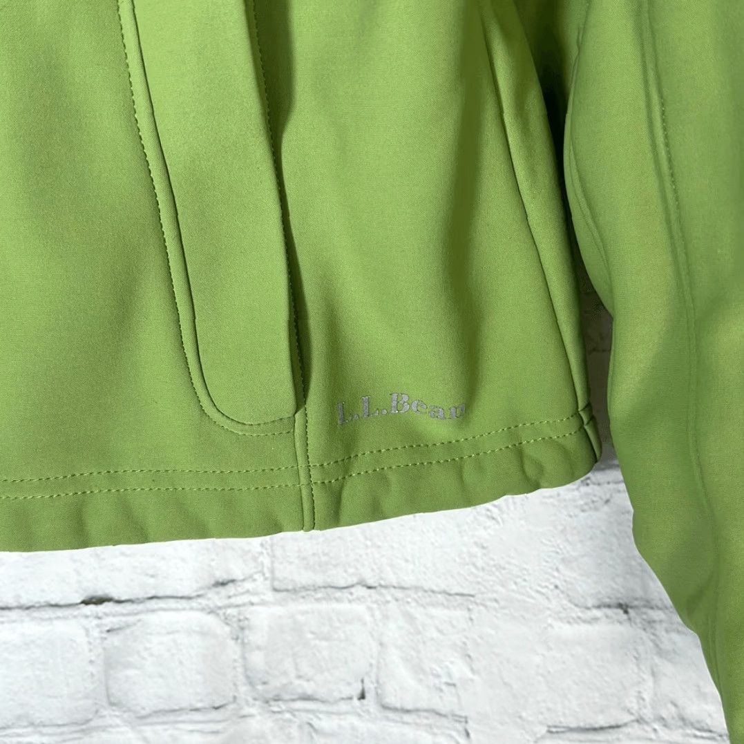 Vintage VINTAGE LL BEAN Soft Shell Windstopper Fleece Lined Nylon Jacket Zip Women M Green 0AKM4 Size M / US 6-8 / IT 42-44 - 2 Thumbnail