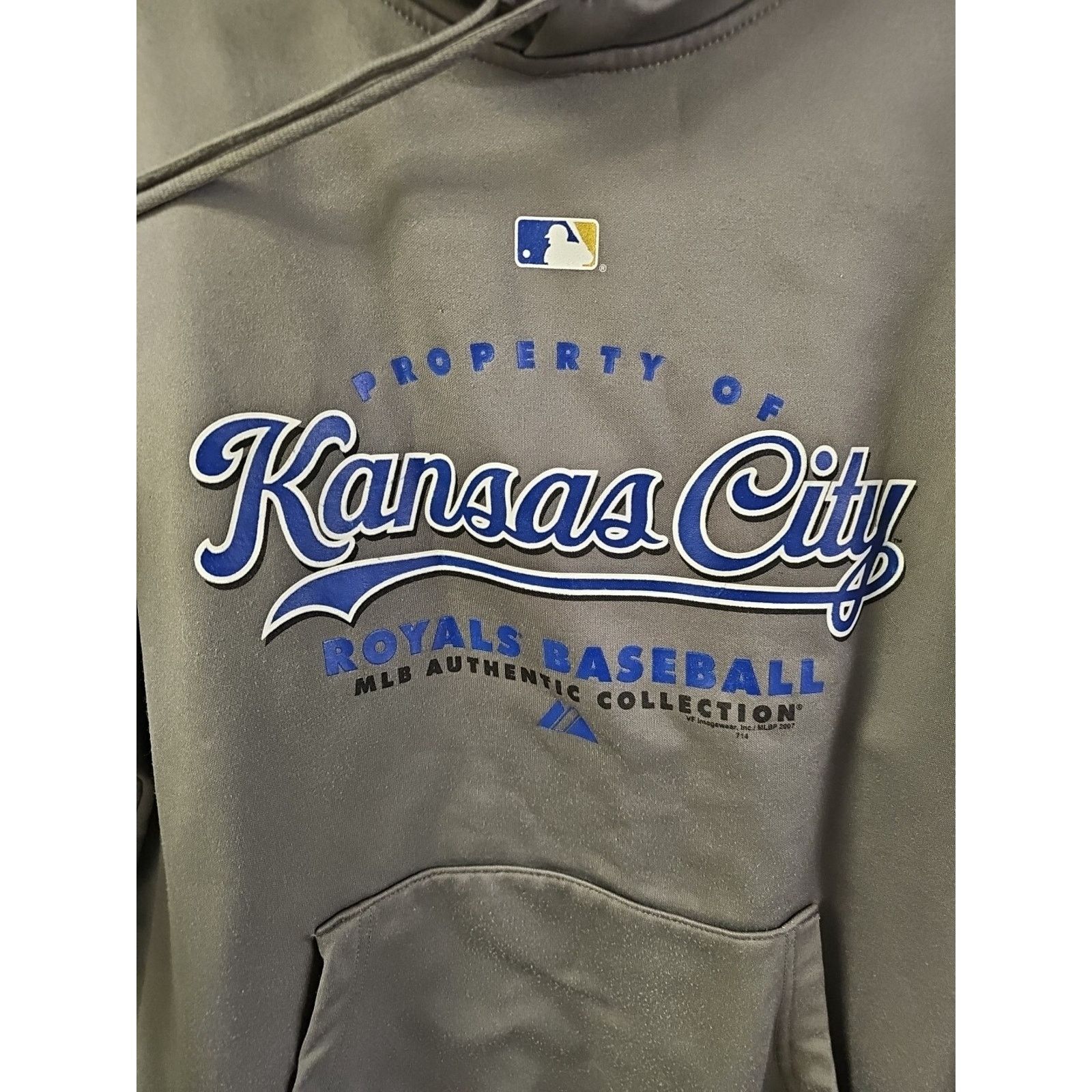 Majestic Kansas City Baseball Hoodie MLB Men’s Size M “Authentic" Size US M / EU 48-50 / 2 - 2 Thumbnail