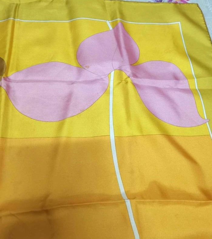 Christian Dior Monsieur Vintage Christian Dior silk scarf flower Size ONE SIZE - 5 Thumbnail