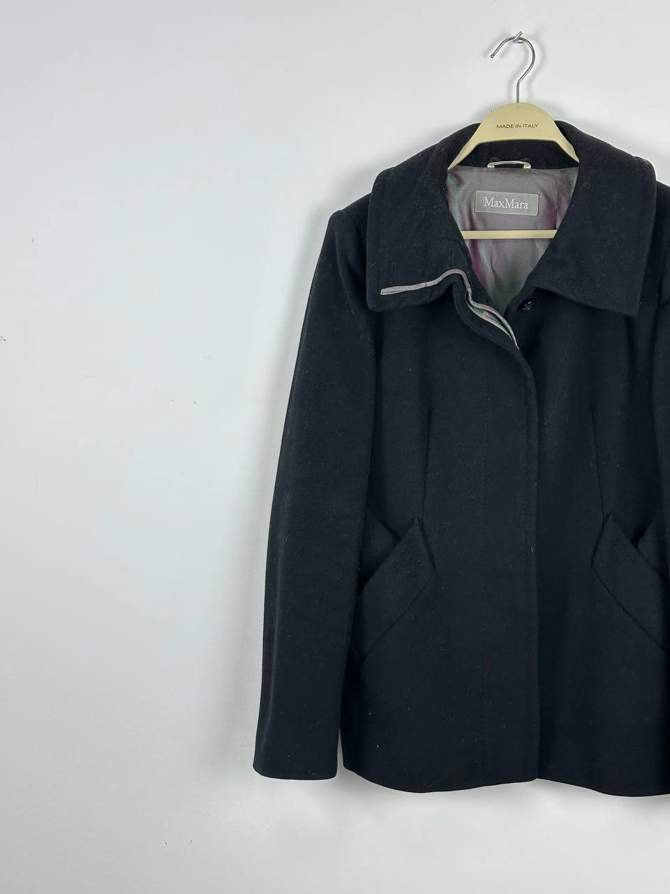 Max Mara MAX MARA Made In ITALY Minimalist Design Coat Size M / US 6-8 / IT 42-44 - 2 Thumbnail