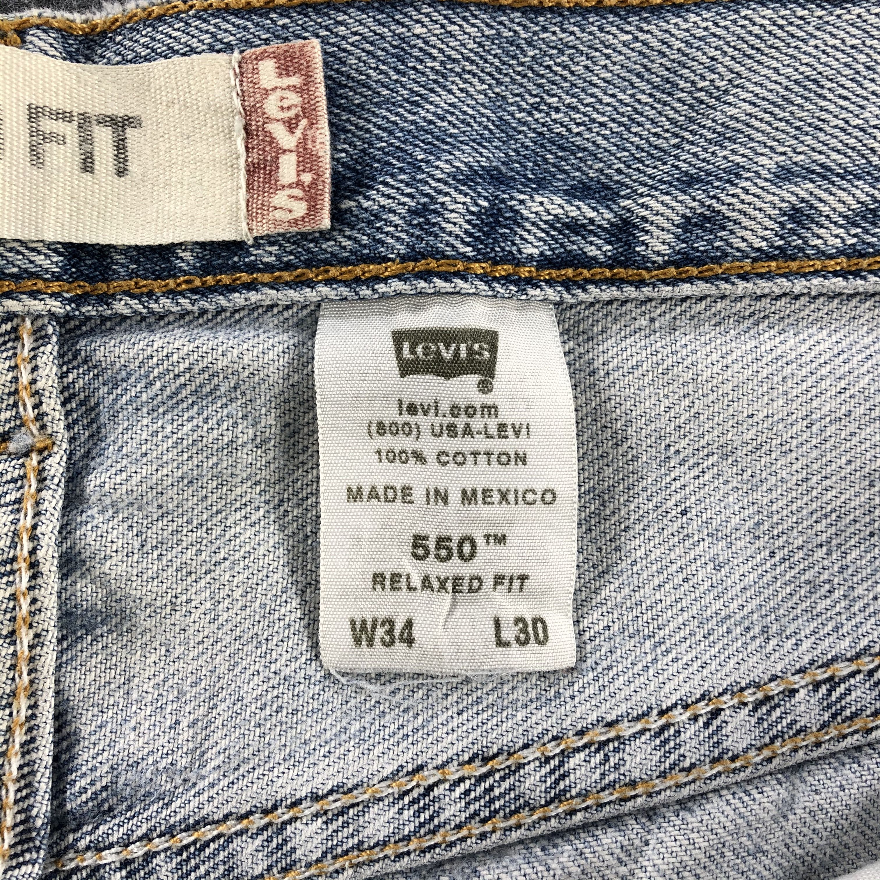 Levi's Light Wash Vintage Levis 550 Jeans-J1132 Size US 33 - 10 Thumbnail
