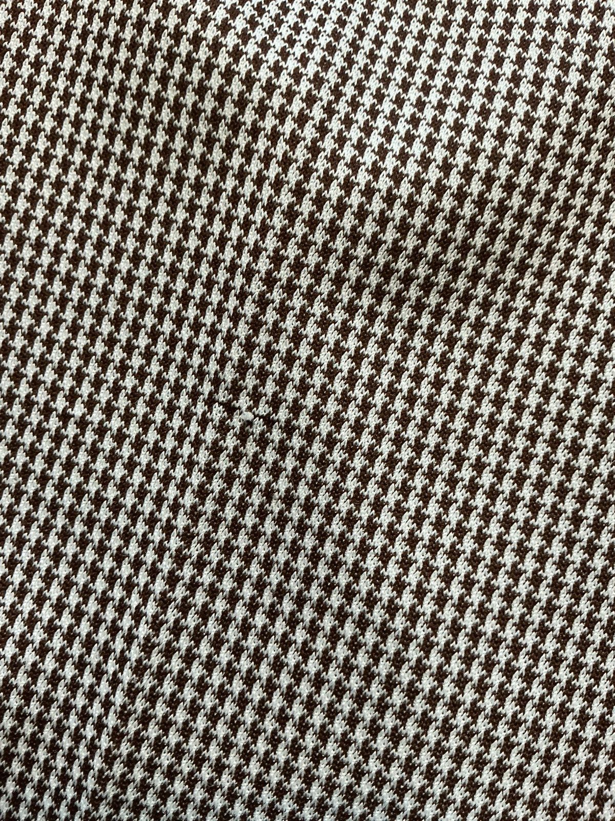 Vintage Vintage 70s Houndstooth Talon Polyester Disco Flare Pants Size US 34 / EU 50 - 15 Thumbnail