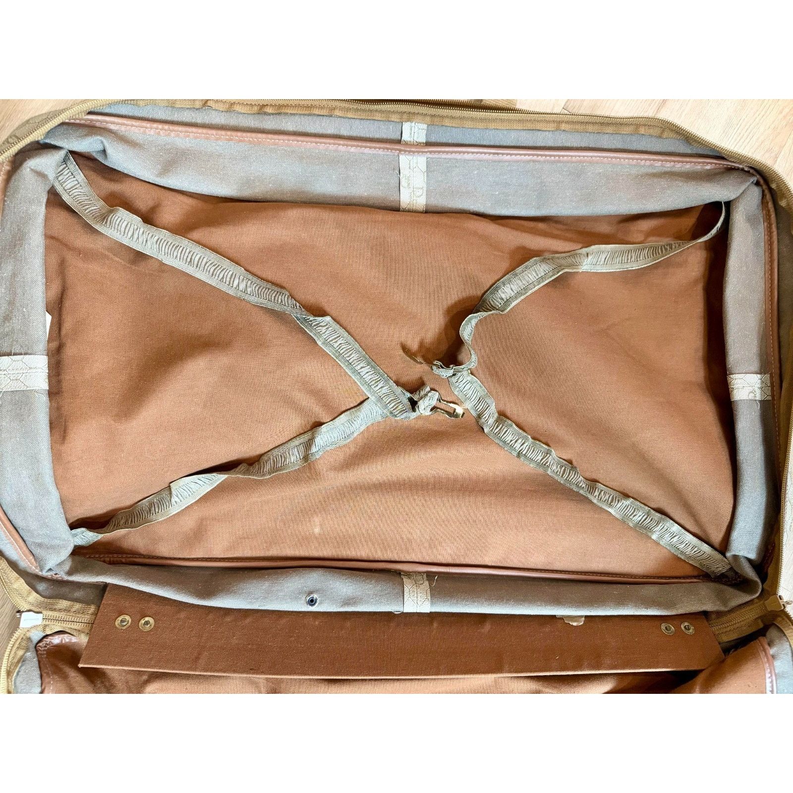 Dior DIOR Monogram Travel Duffle Bag 30x16" Logo Canvas | COA Size ONE SIZE - 8 Thumbnail