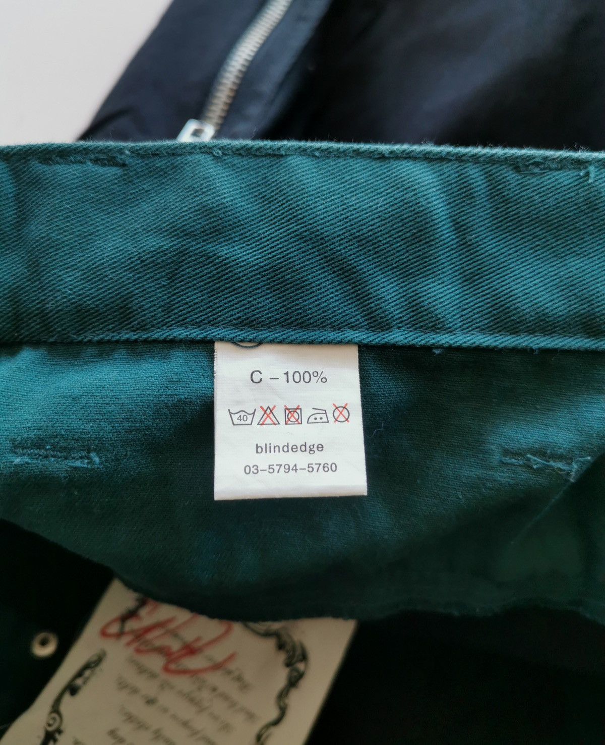 Japanese Brand Manydope Blindedge Double Waist Japan Black Jeans Size US 31 - 9 Thumbnail