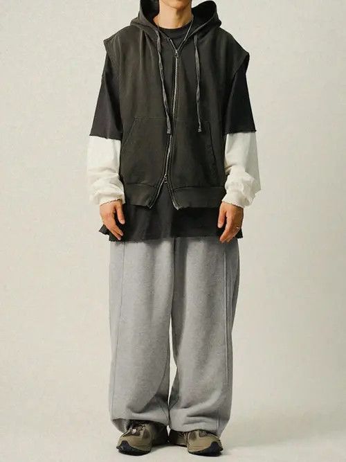 Japanese Brand Baggy drip drill CentralCee sweatpants Size US 34 / EU 50 - 2 Thumbnail