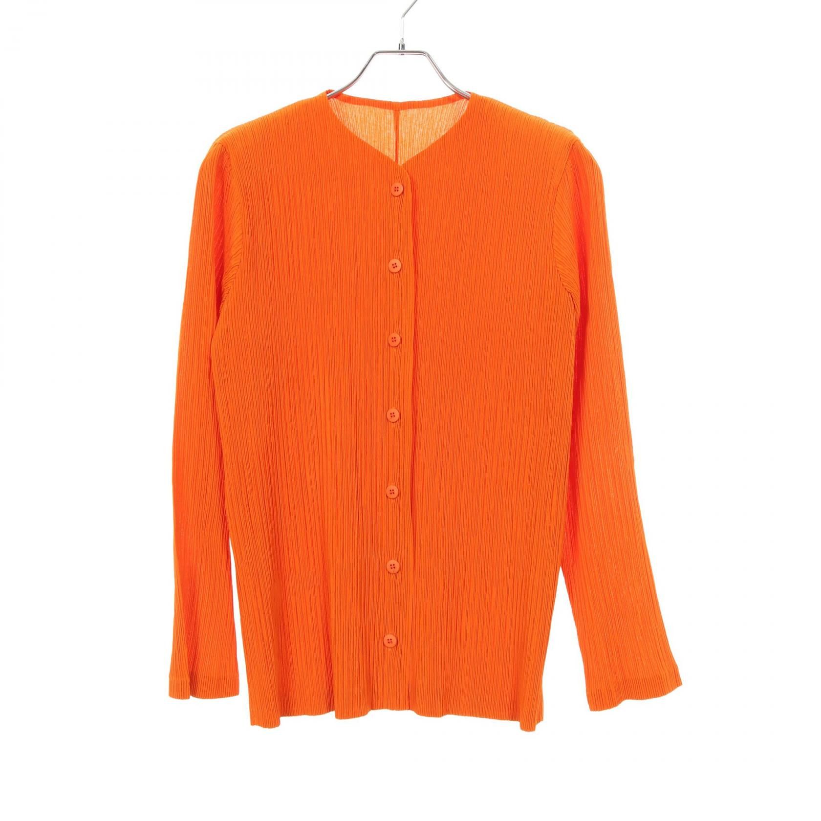Issey Miyake Issey Miyake ISSEY MIYAKE Pleats Collarless Jacket Textile Outerwear IM72-FD905 DUTY FREE for USA Size ONE SIZE - 1 Thumbnail